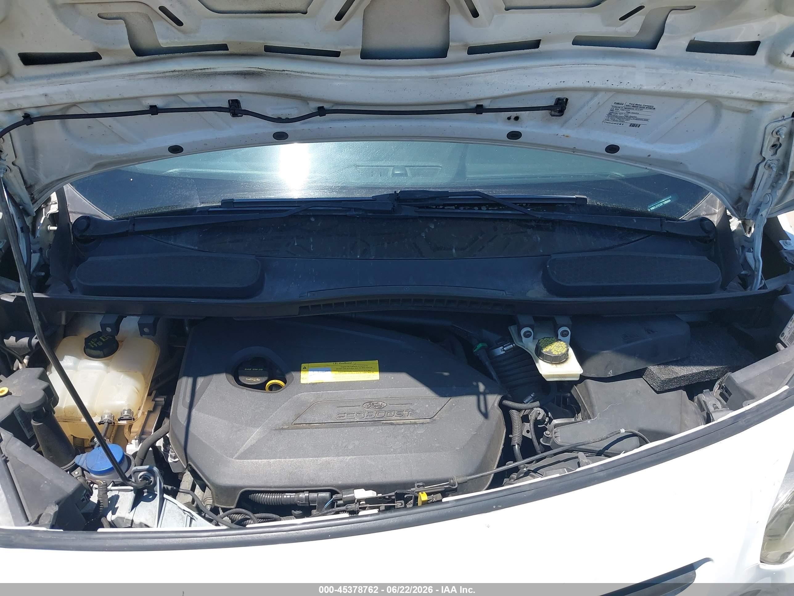 2015 Ford Transit Connect Xl White vin: NM0LS7EX9F1202454