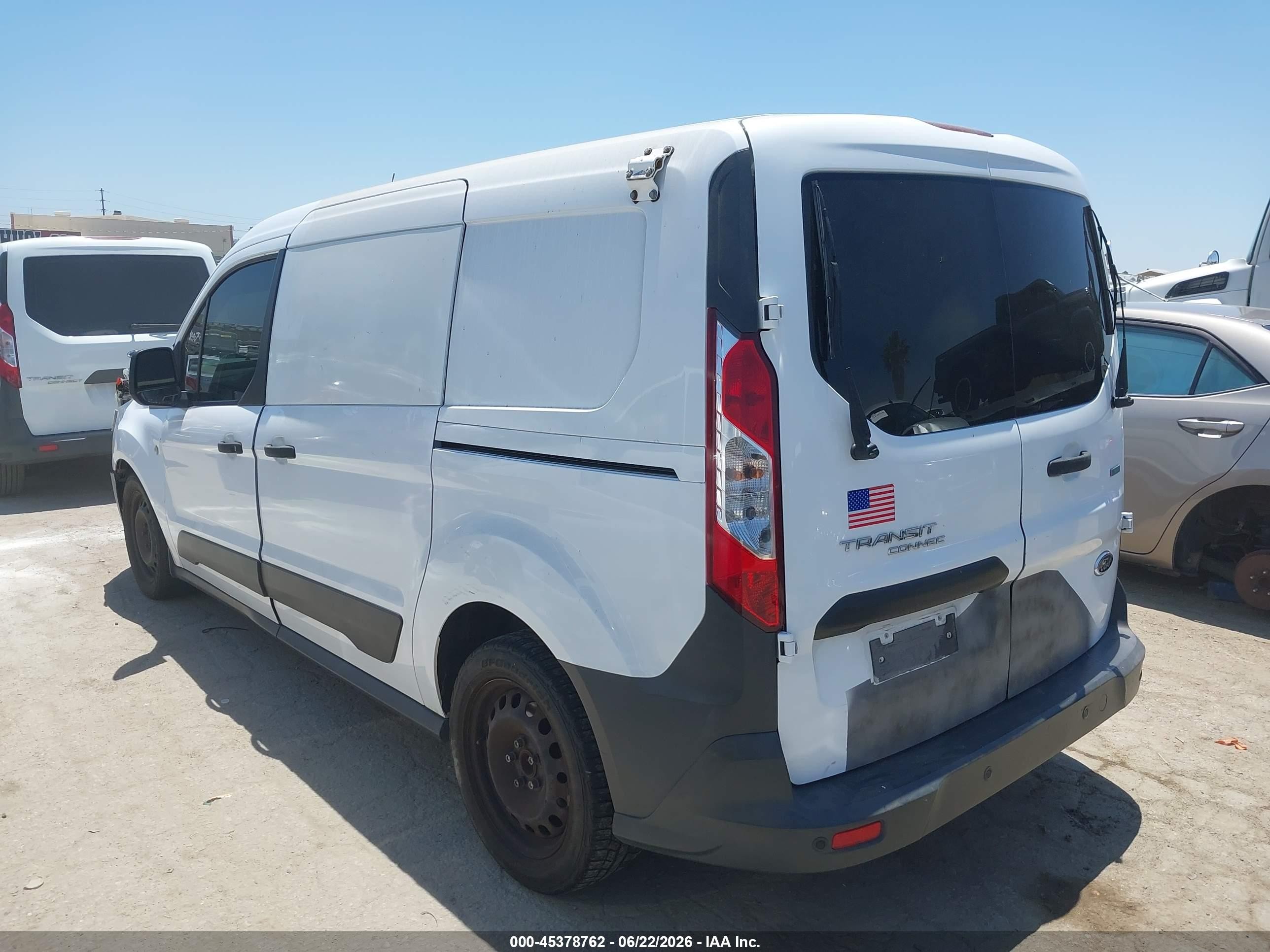 2015 Ford Transit Connect Xl White vin: NM0LS7EX9F1202454