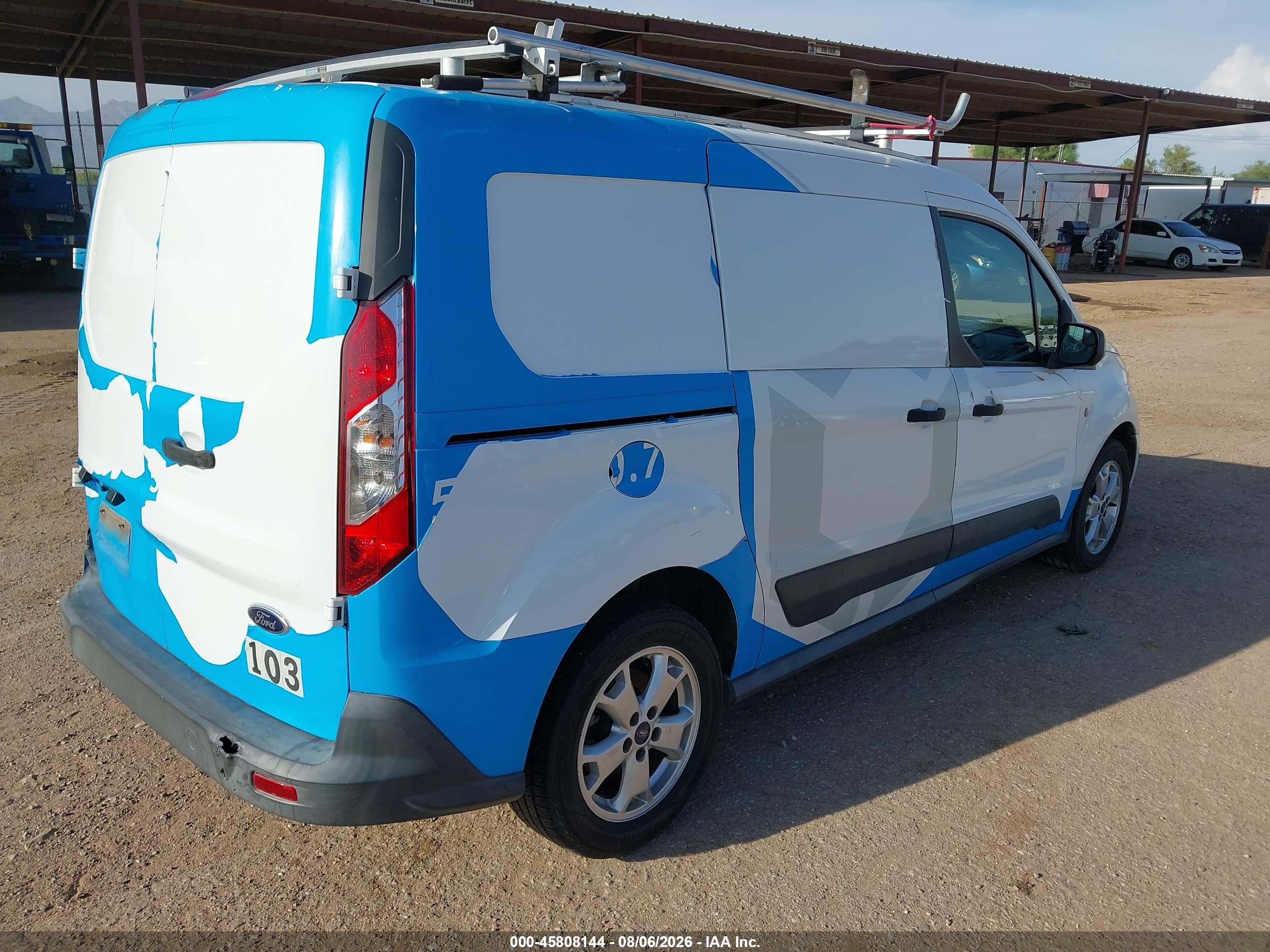 2014 Ford Transit Connect Xlt White vin: NM0LS7F70E1157191
