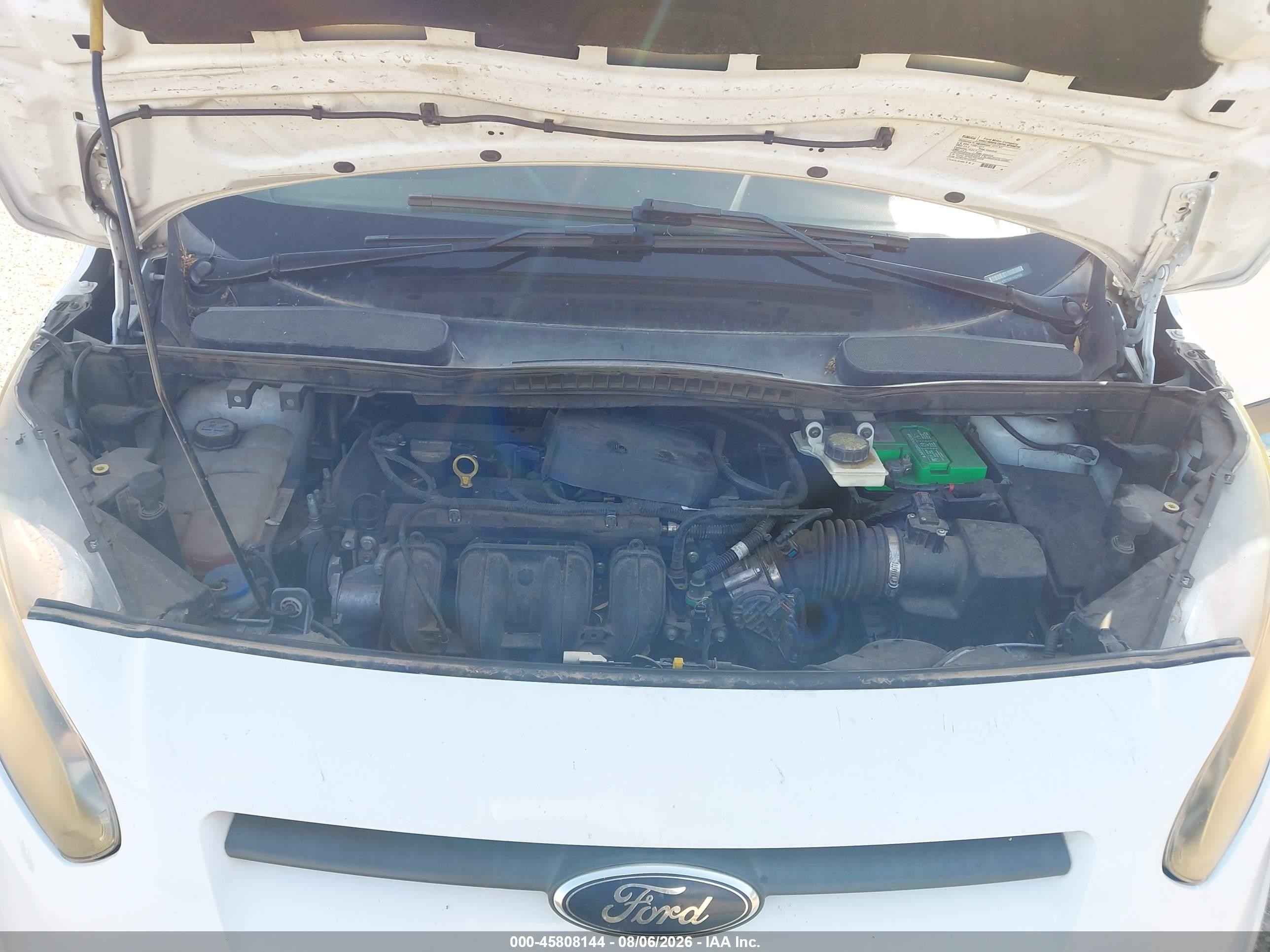 2014 Ford Transit Connect Xlt White vin: NM0LS7F70E1157191