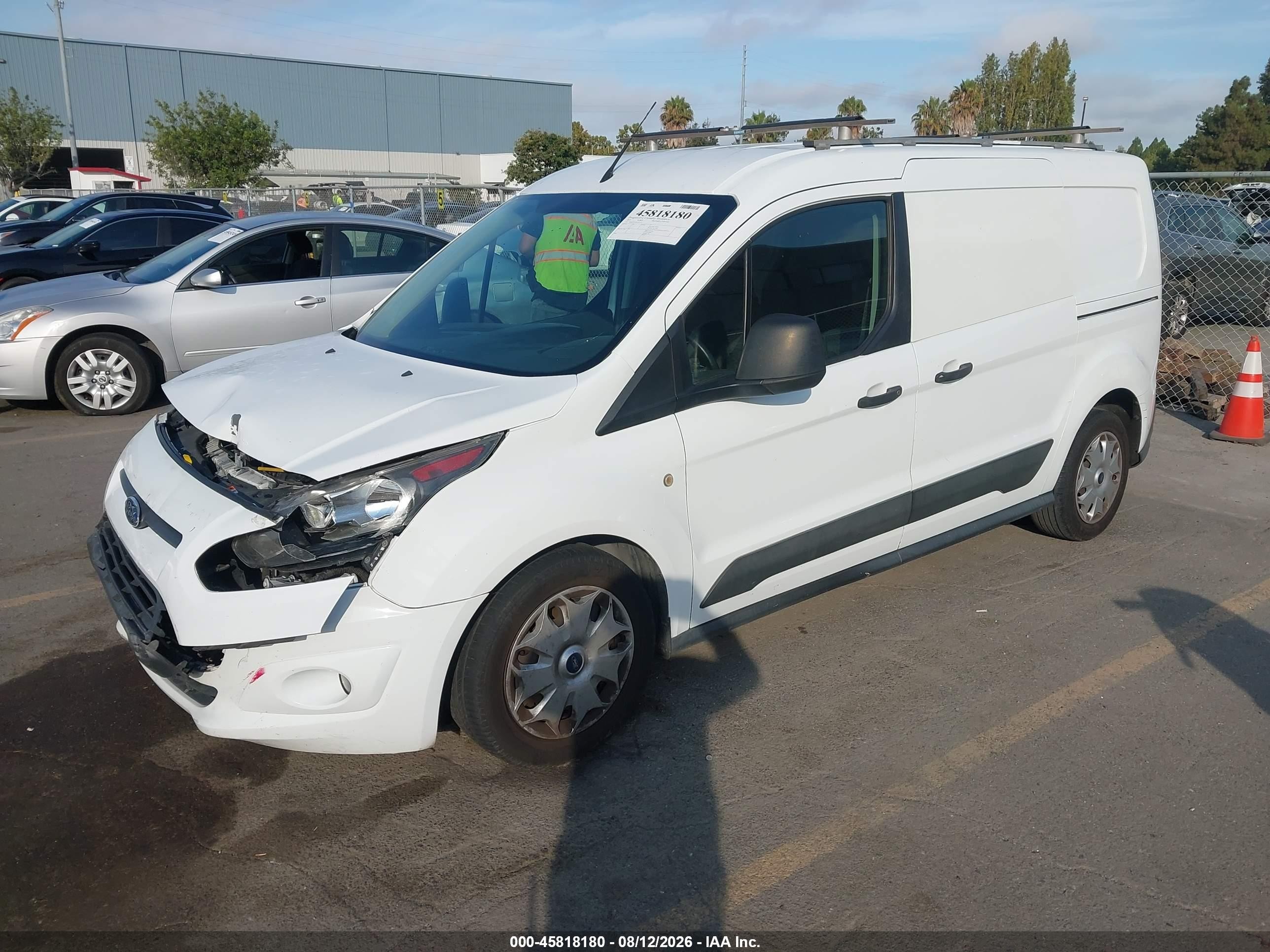 2015 Ford Transit Connect Xlt Белый vin: NM0LS7F70F1211123