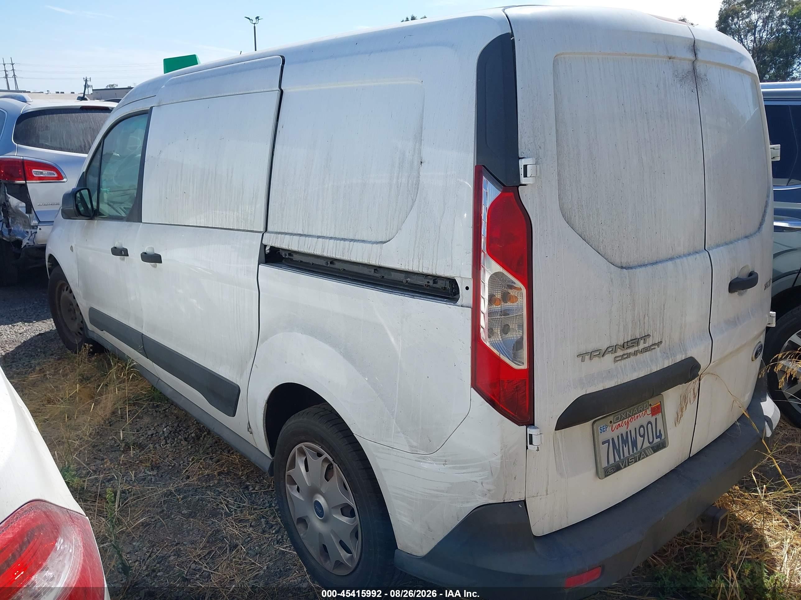 2015 Ford Transit Connect Xlt White vin: NM0LS7F70F1220131