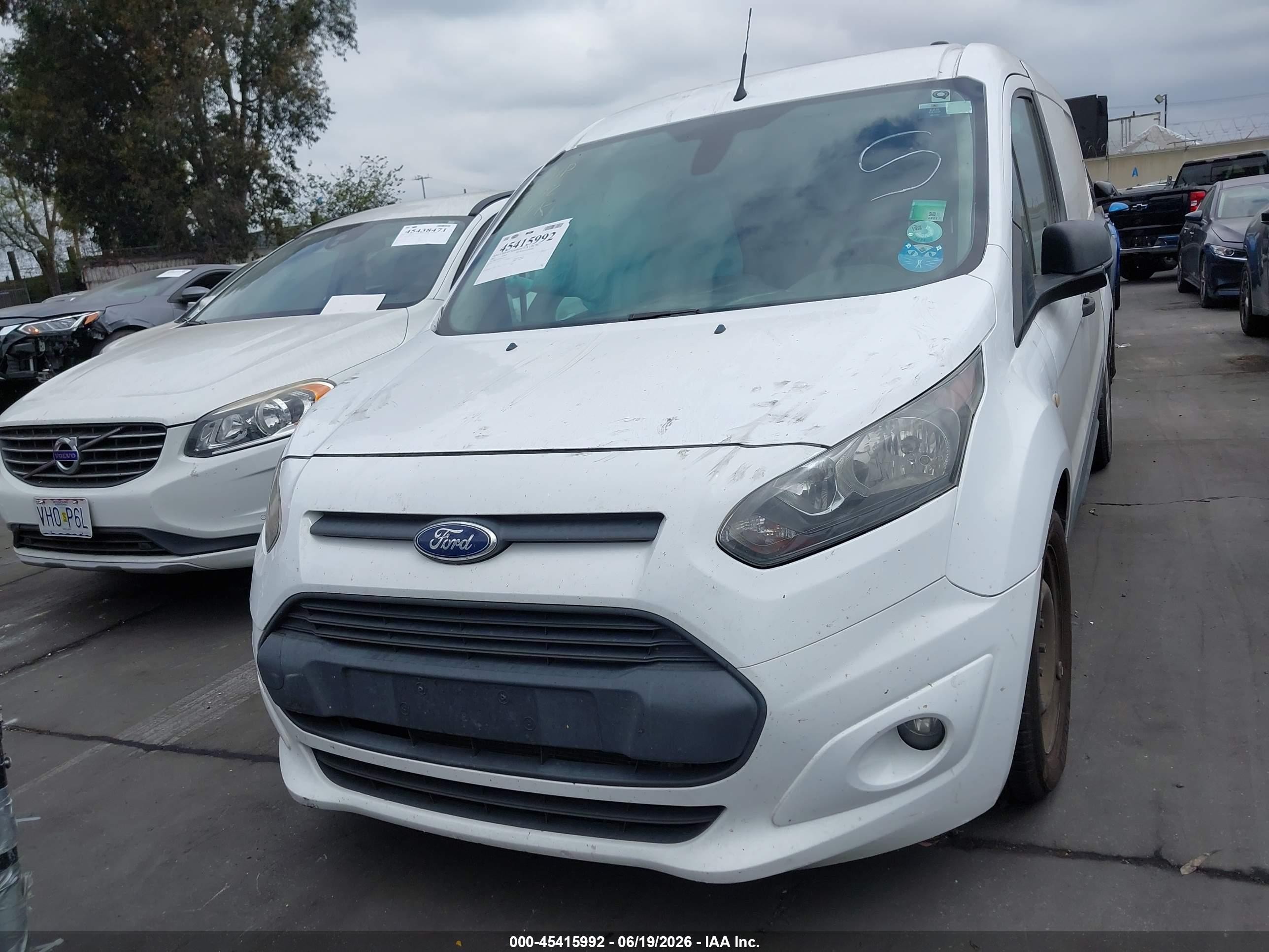 2015 Ford Transit Connect Xlt White vin: NM0LS7F70F1220131