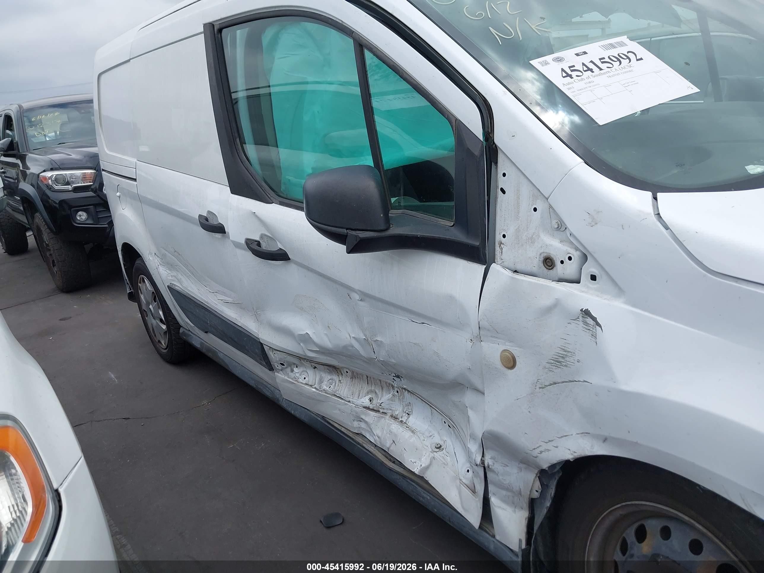 2015 Ford Transit Connect Xlt White vin: NM0LS7F70F1220131