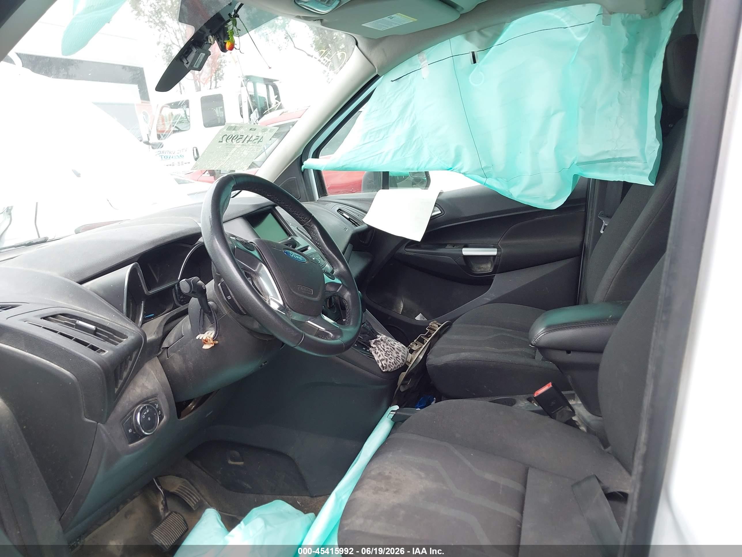 2015 Ford Transit Connect Xlt White vin: NM0LS7F70F1220131