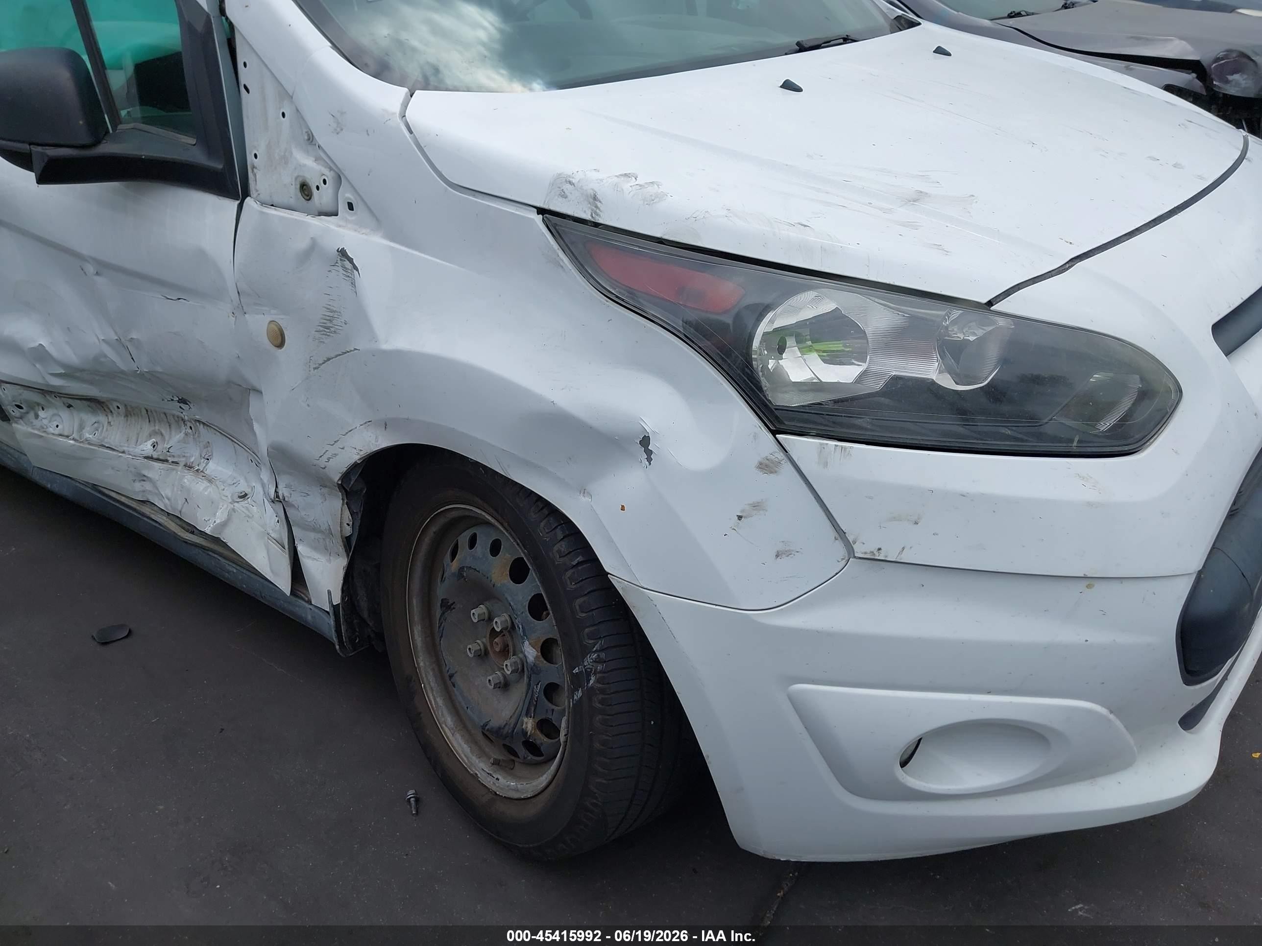 2015 Ford Transit Connect Xlt White vin: NM0LS7F70F1220131