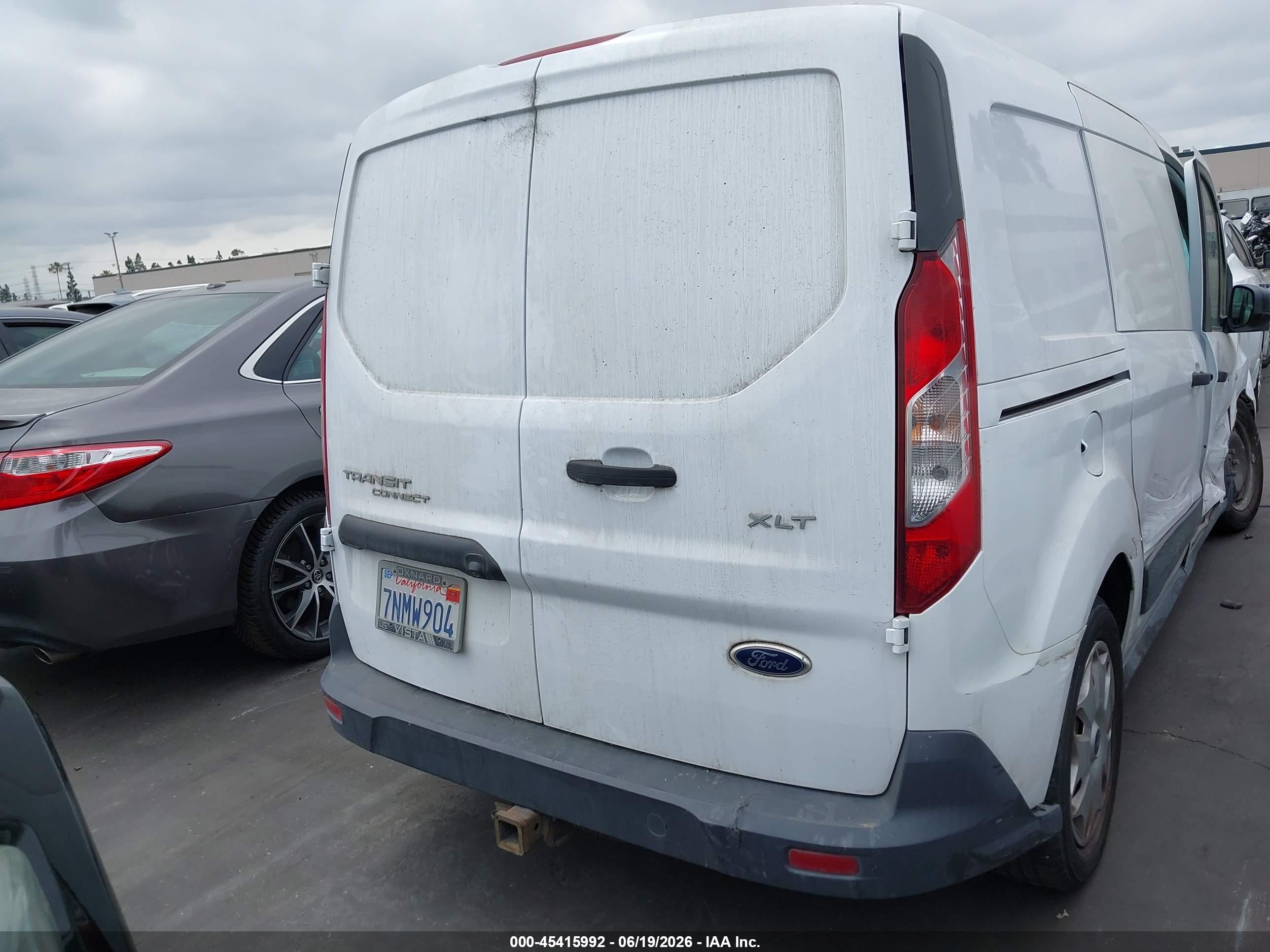 2015 Ford Transit Connect Xlt White vin: NM0LS7F70F1220131