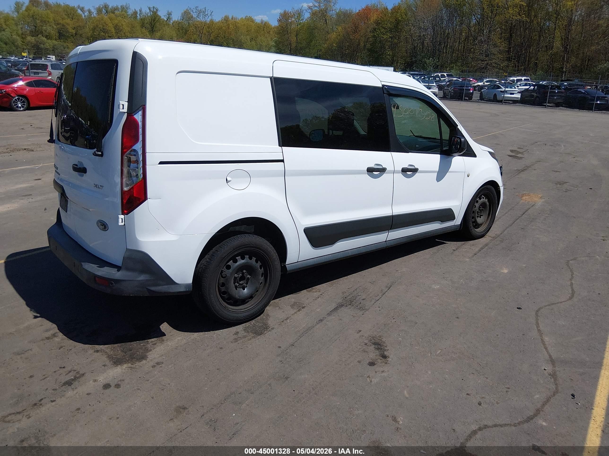 2015 Ford Transit Connect Xlt White vin: NM0LS7F71F1217481