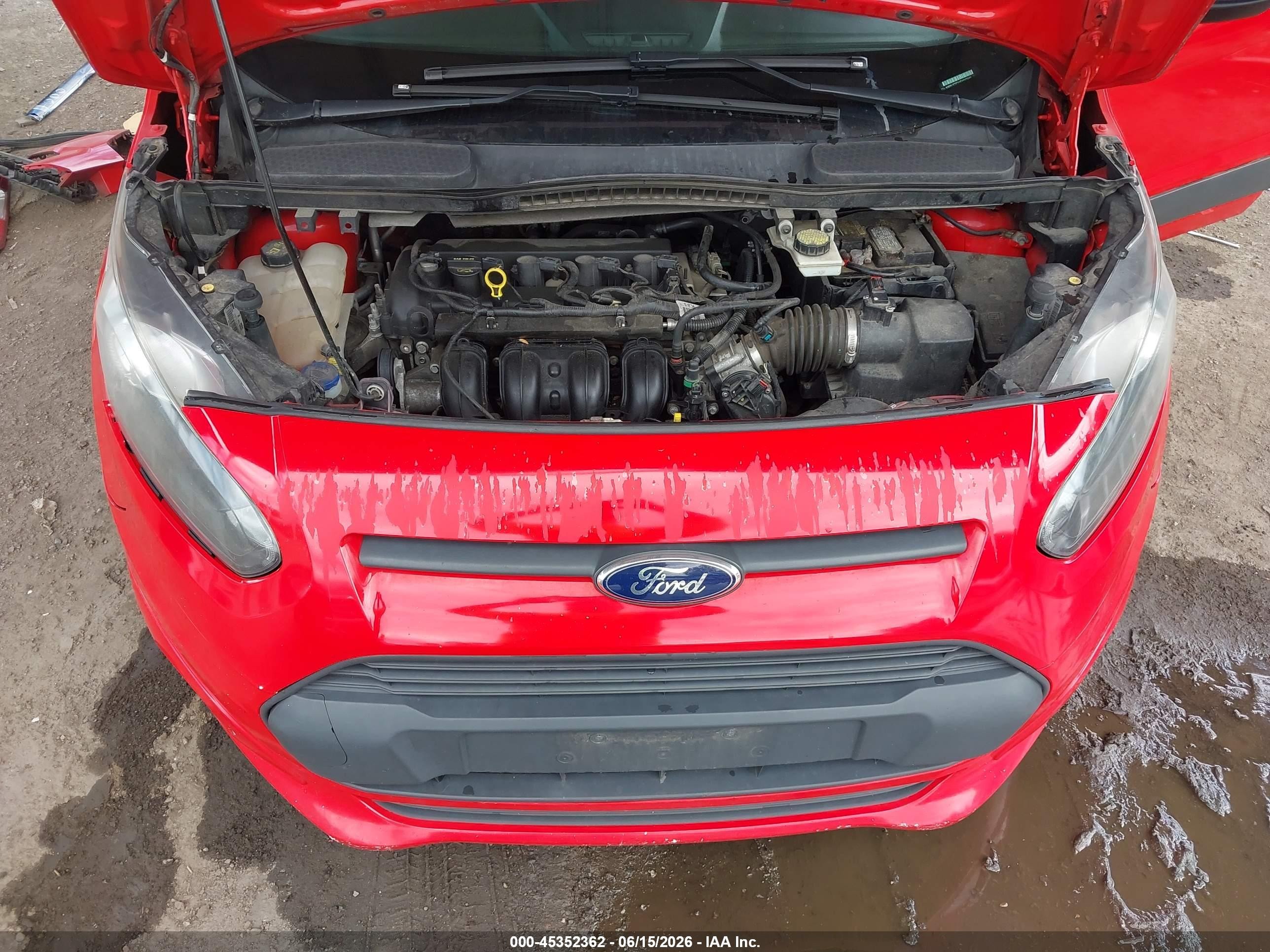 2015 Ford Transit Connect Xlt Красный vin: NM0LS7F71F1217948