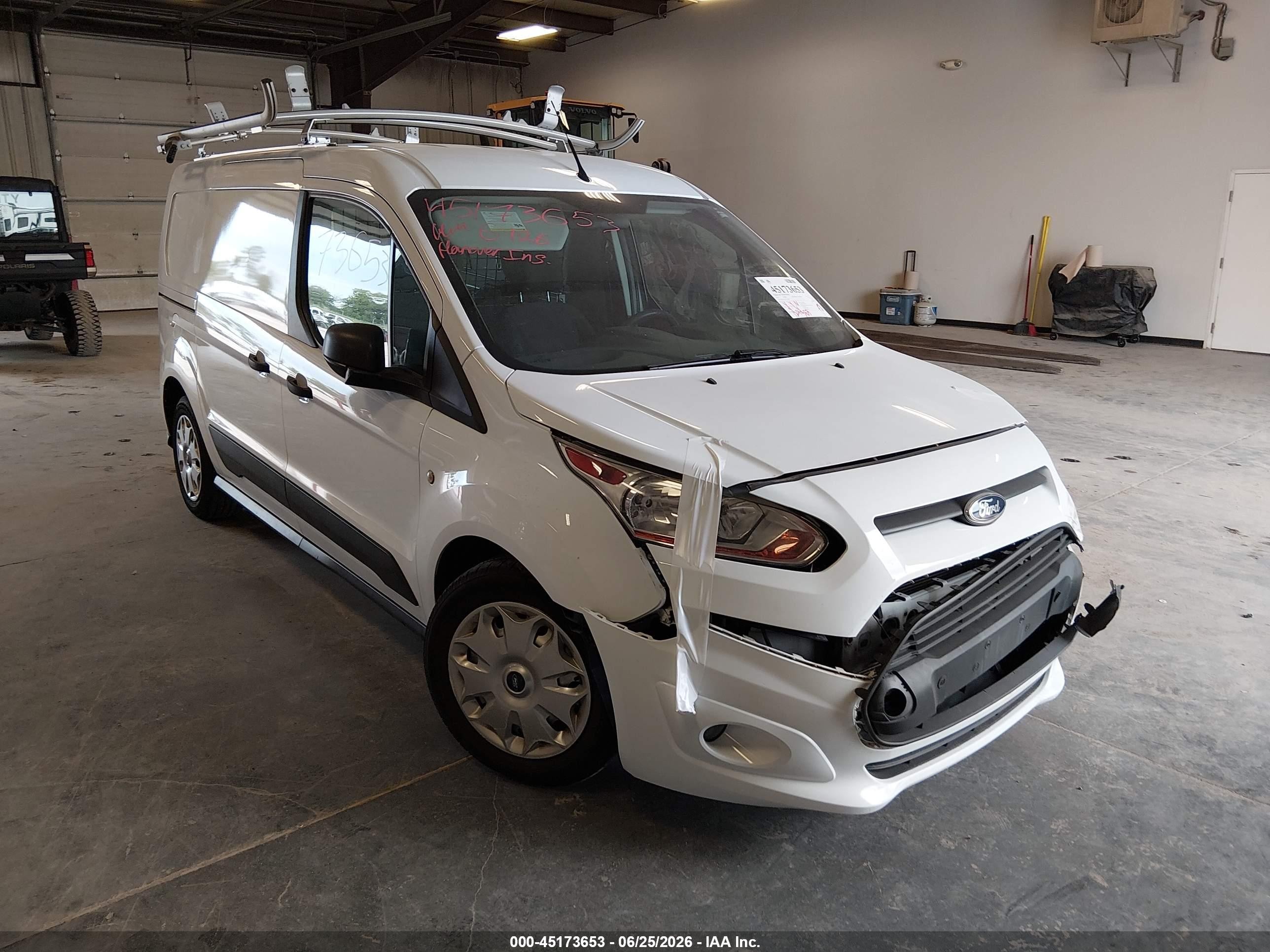2014 Ford Transit Connect Xlt White vin: NM0LS7F72E1135869