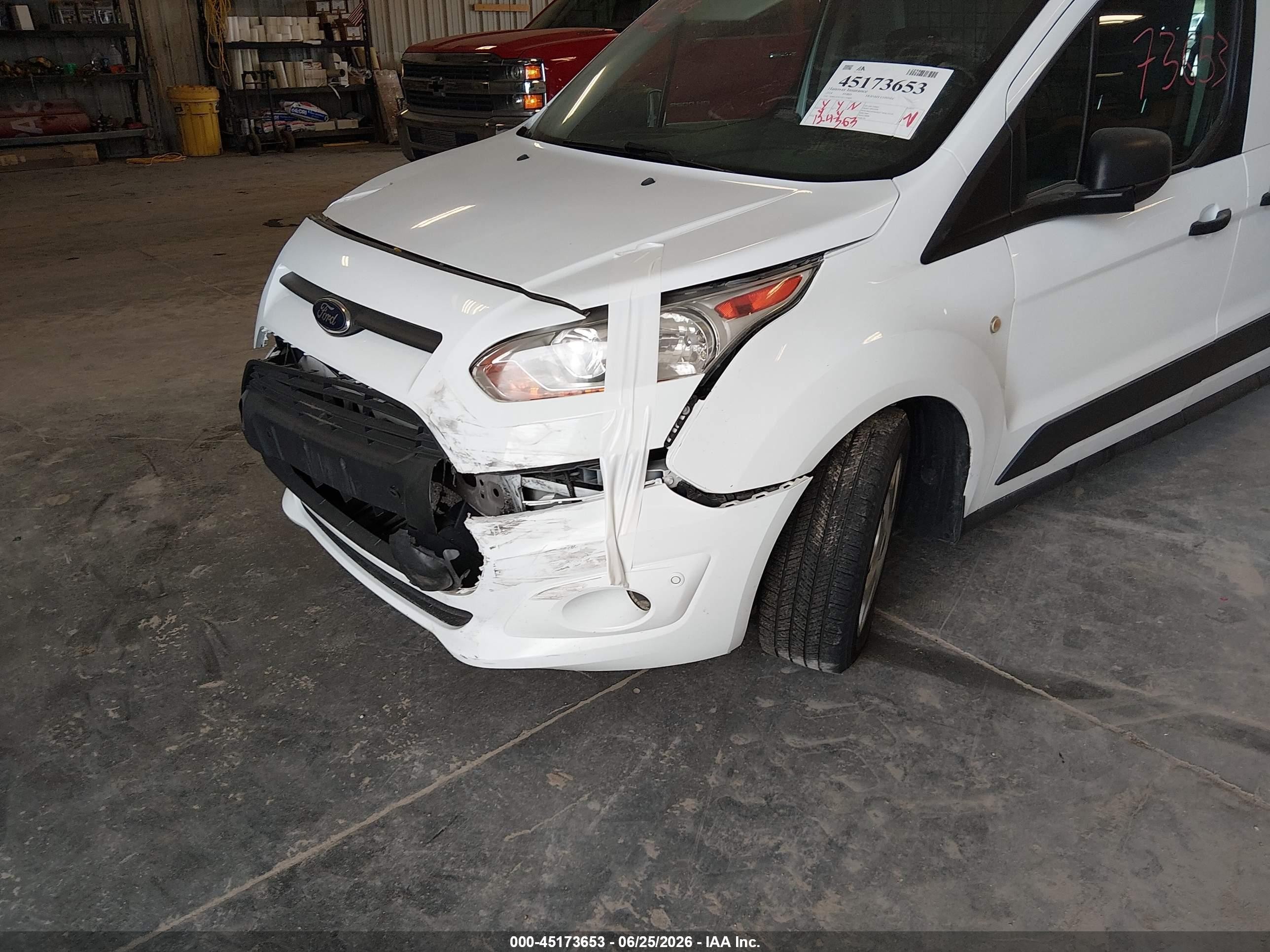 2014 Ford Transit Connect Xlt White vin: NM0LS7F72E1135869