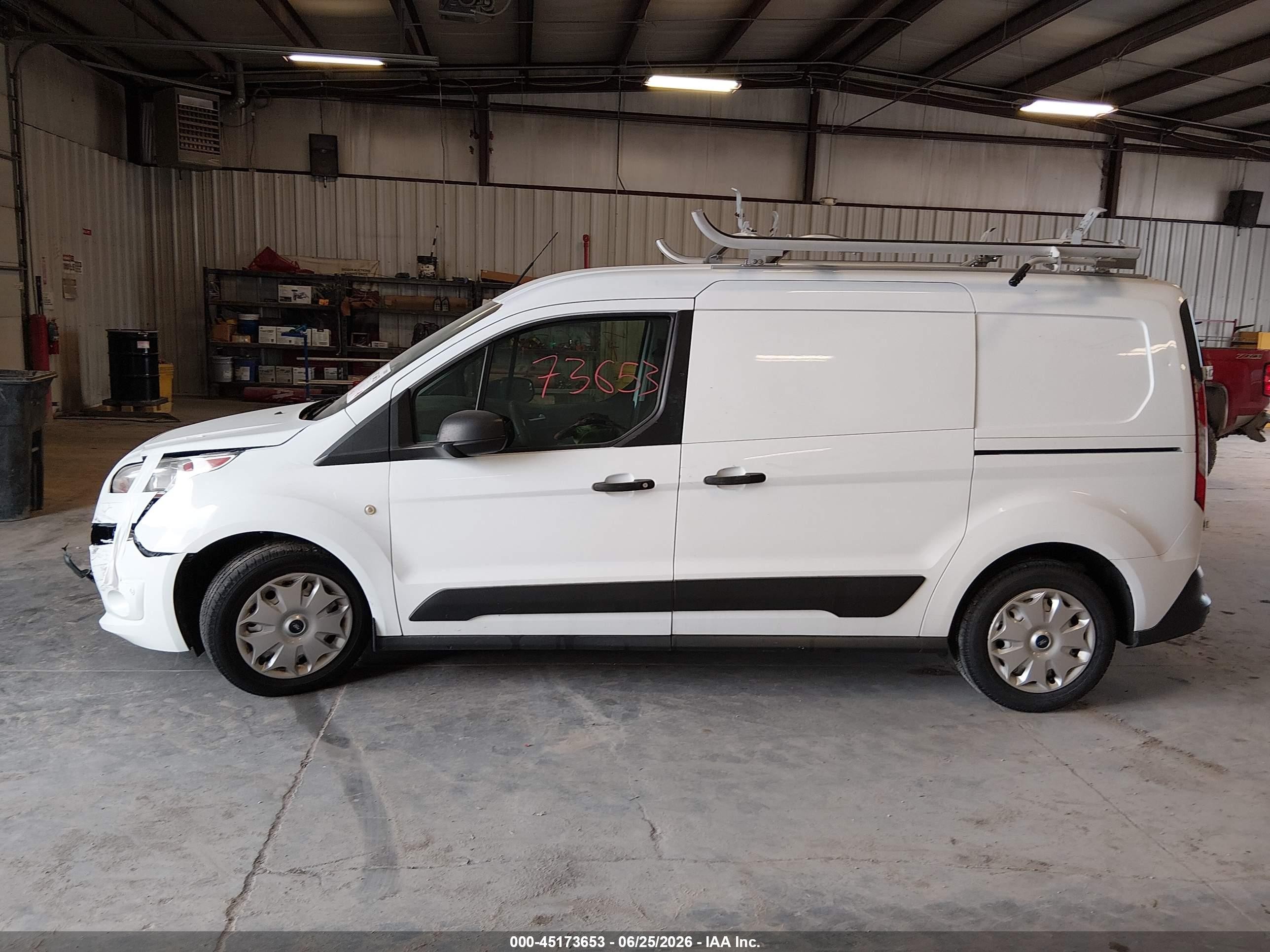 2014 Ford Transit Connect Xlt White vin: NM0LS7F72E1135869