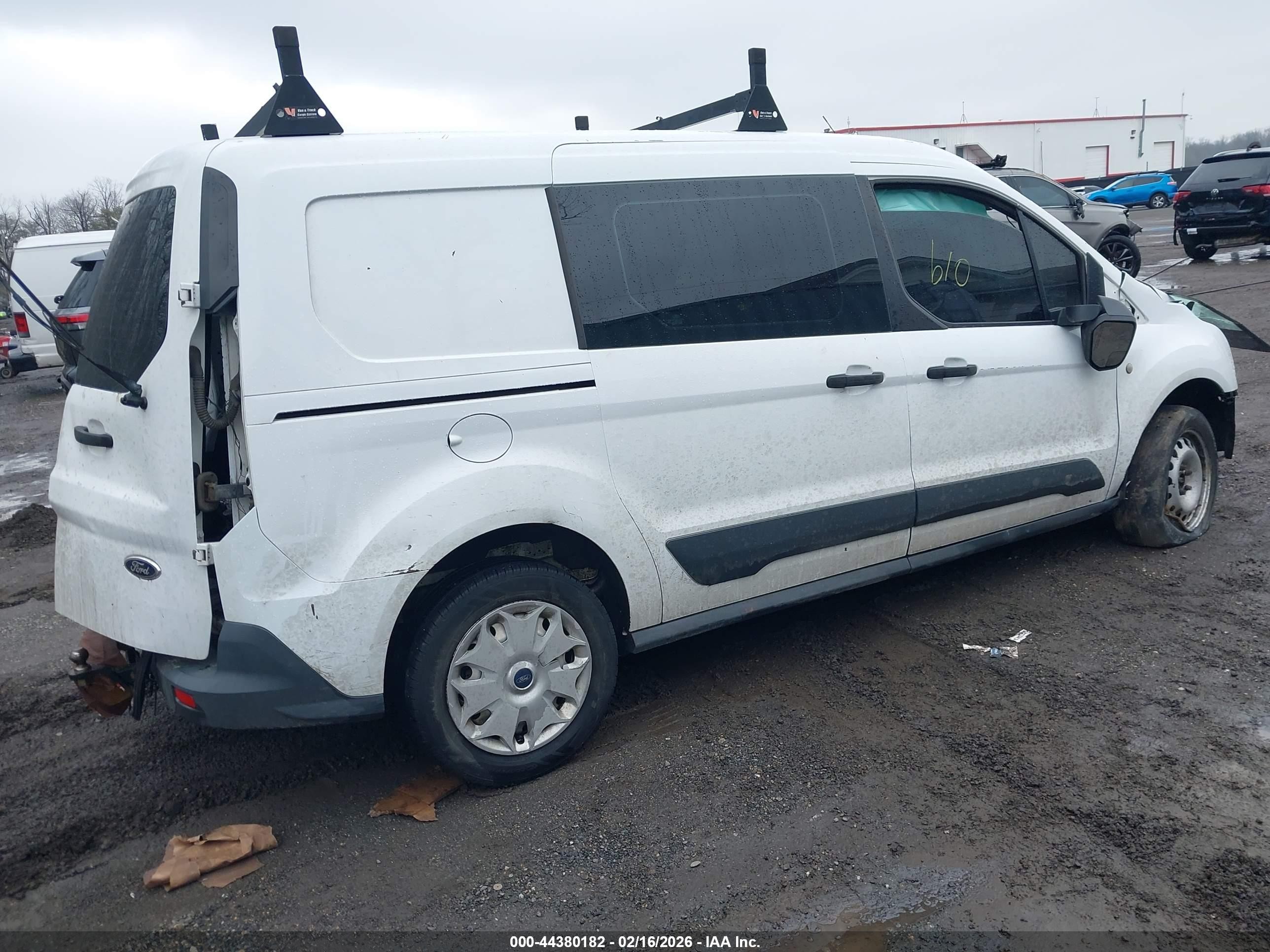 2014 Ford Transit Connect Xlt White vin: NM0LS7F72E1164613
