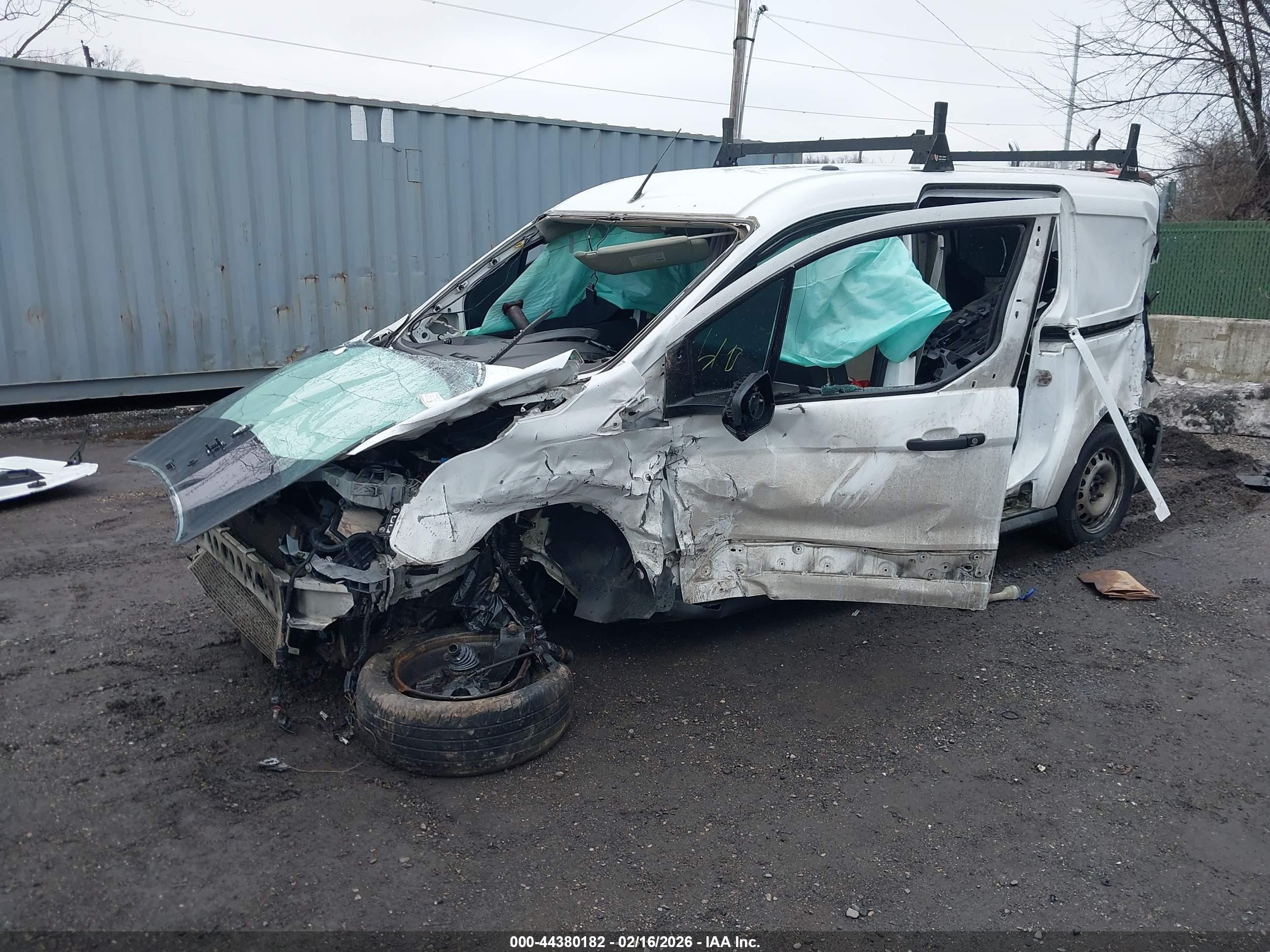 2014 Ford Transit Connect Xlt White vin: NM0LS7F72E1164613