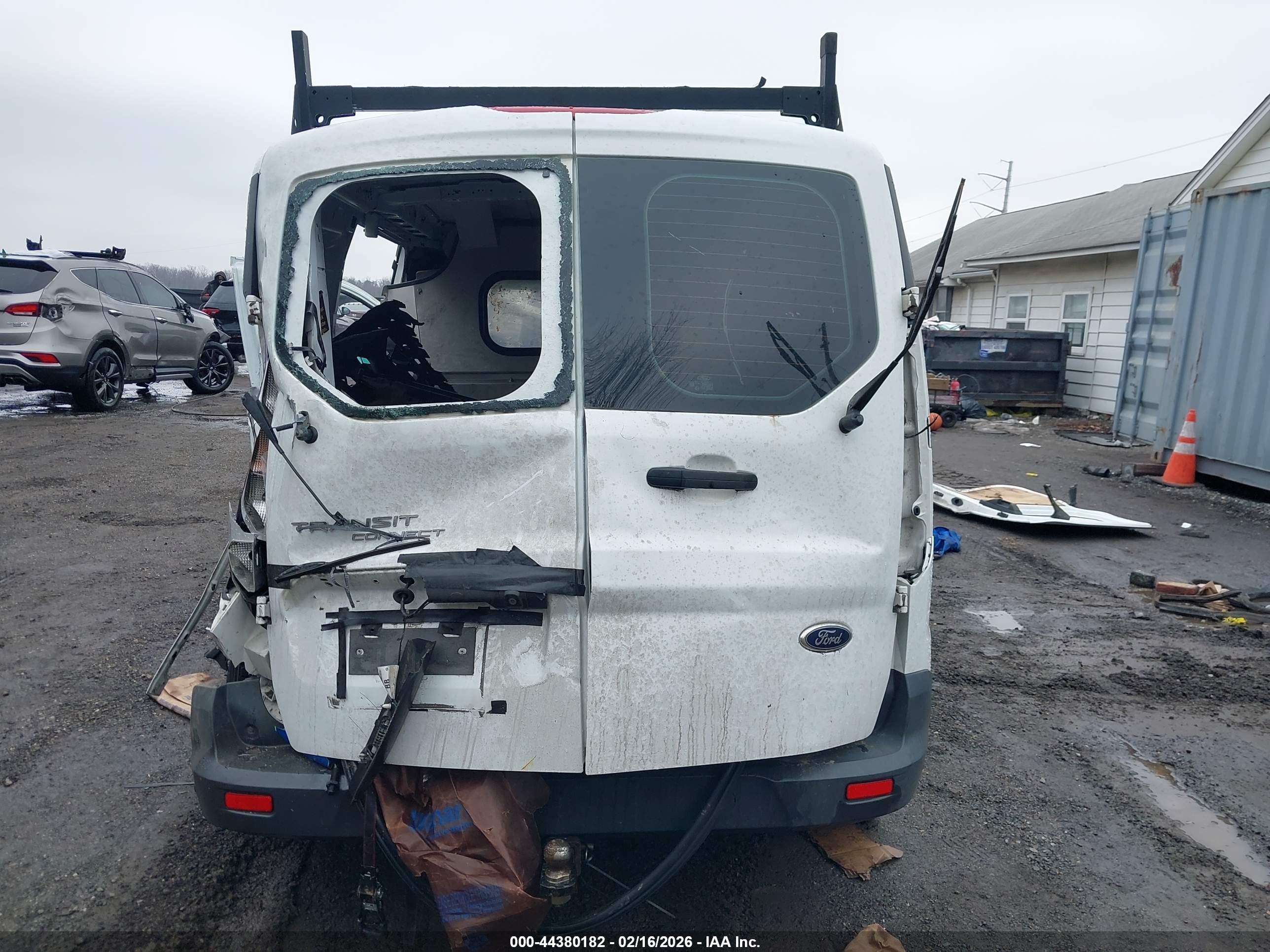 2014 Ford Transit Connect Xlt White vin: NM0LS7F72E1164613