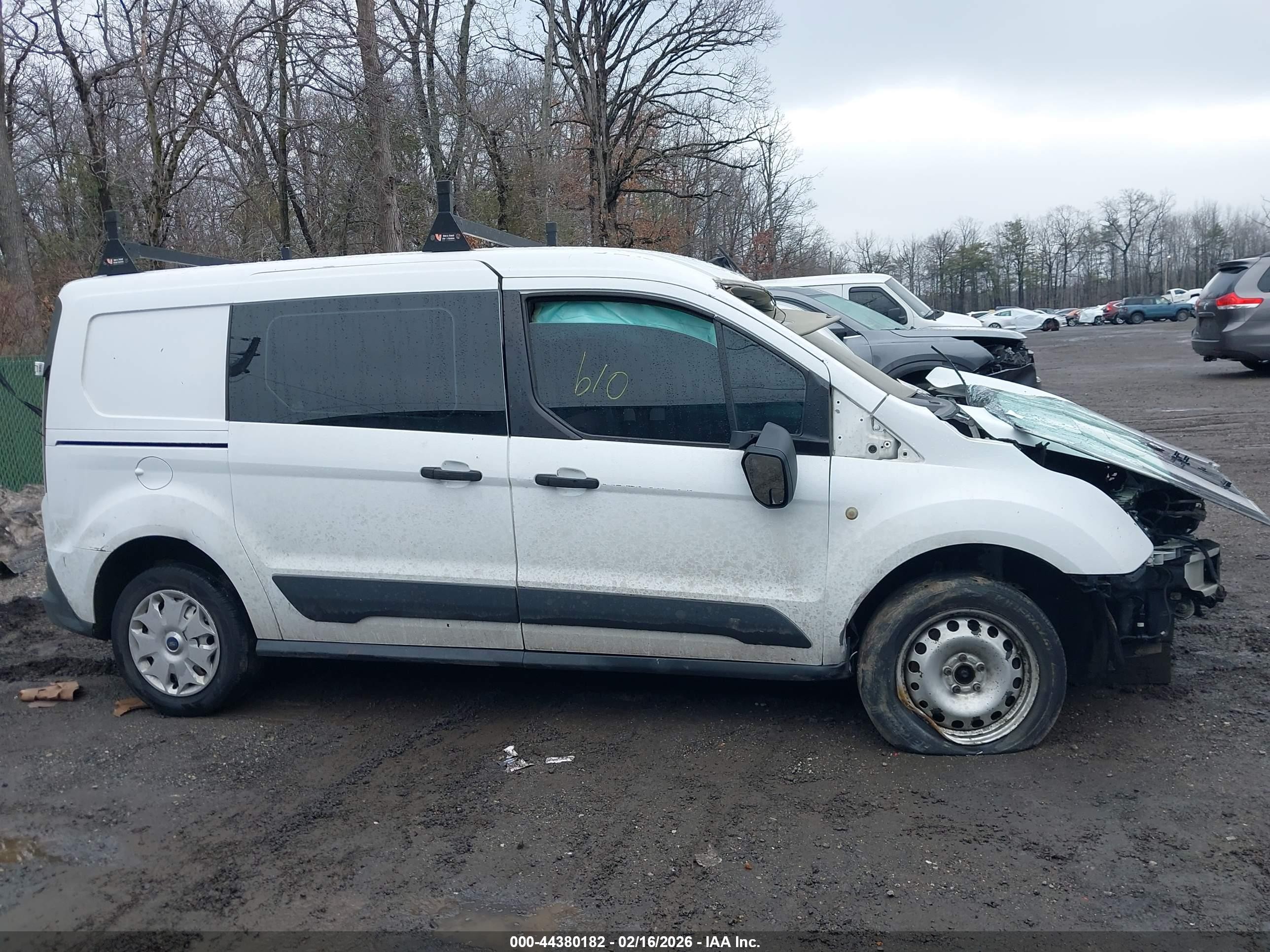 2014 Ford Transit Connect Xlt White vin: NM0LS7F72E1164613