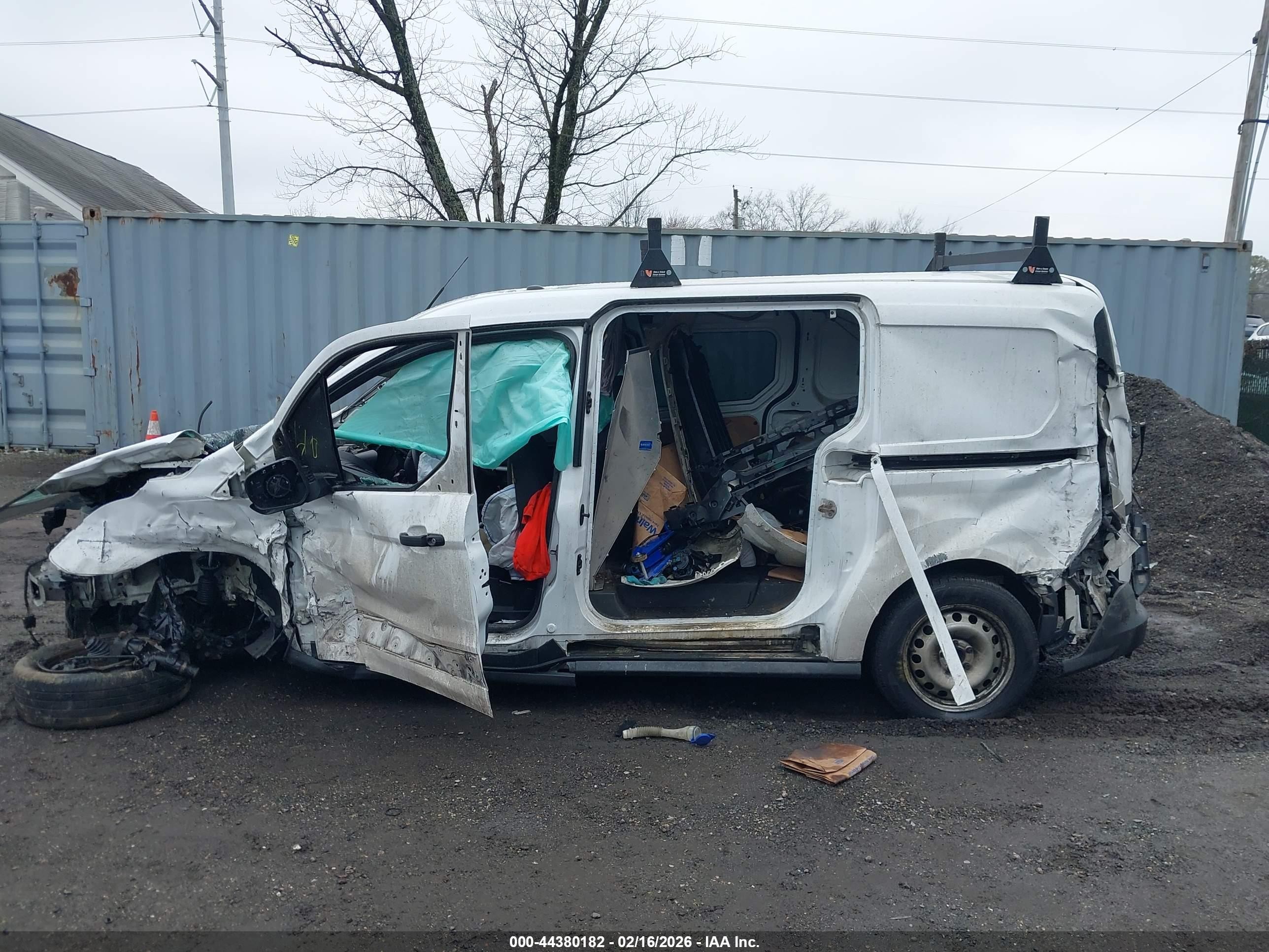 2014 Ford Transit Connect Xlt White vin: NM0LS7F72E1164613