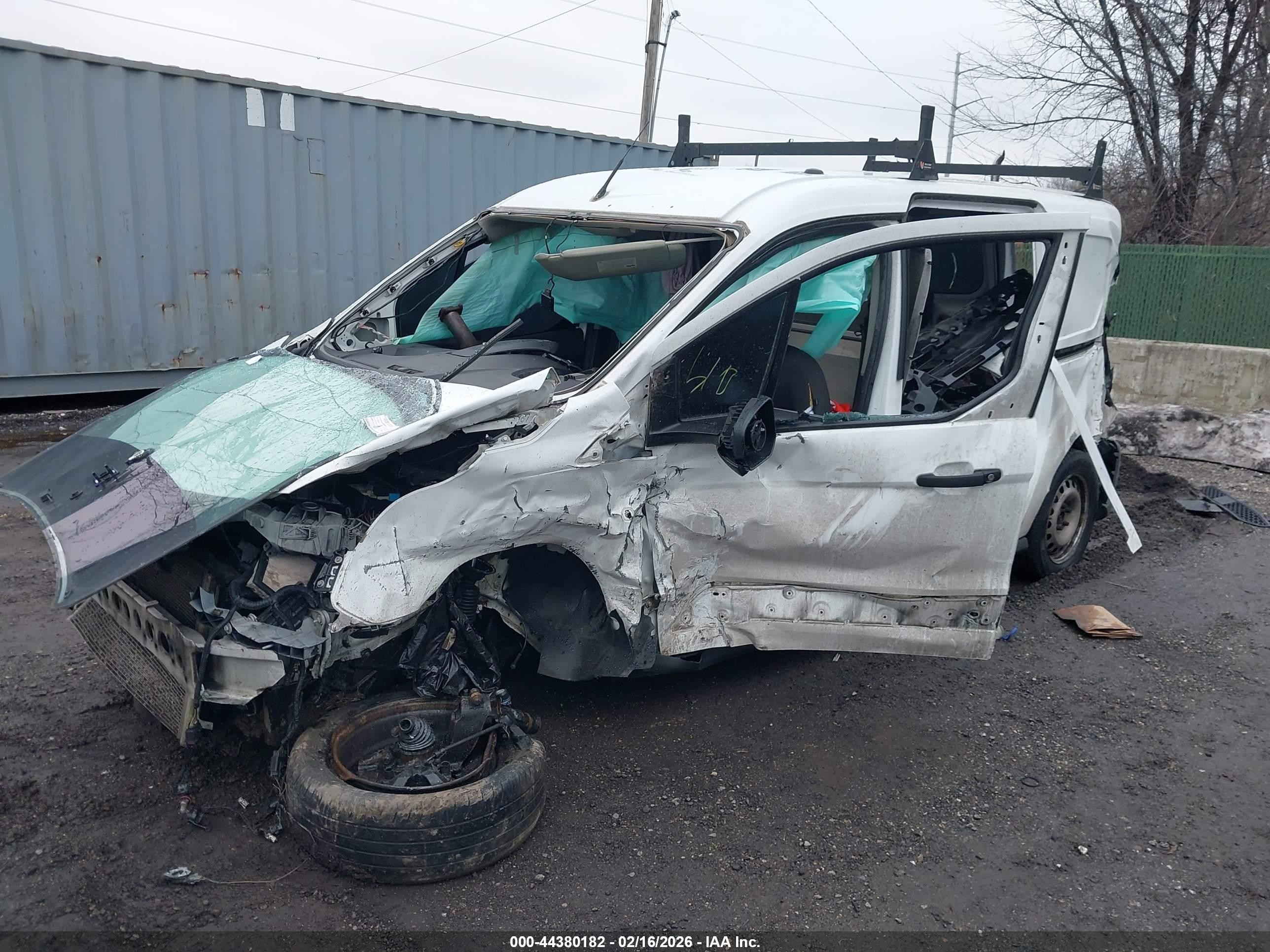 2014 Ford Transit Connect Xlt White vin: NM0LS7F72E1164613