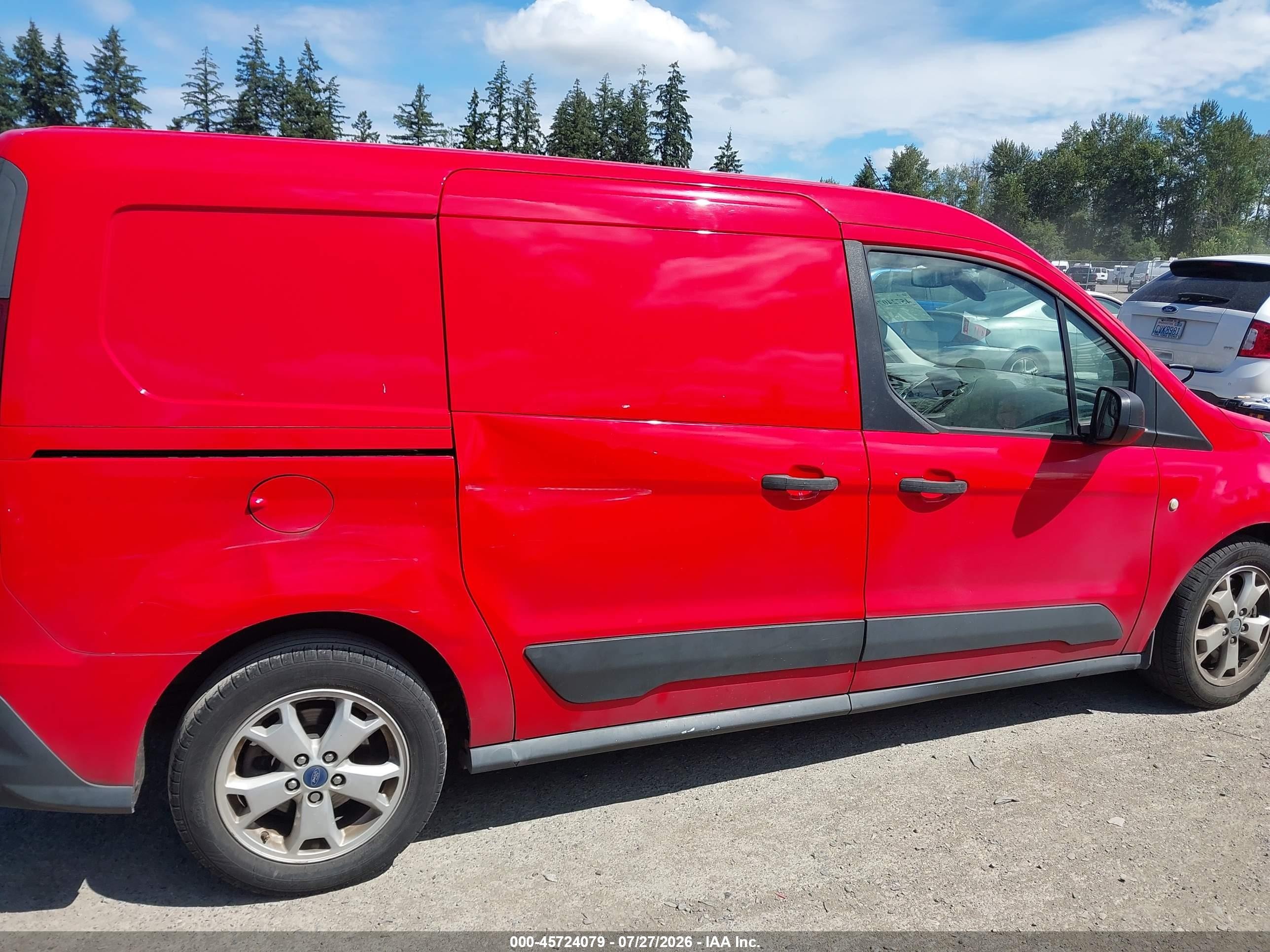 2015 Ford Transit Connect Xlt Red vin: NM0LS7F72F1177105