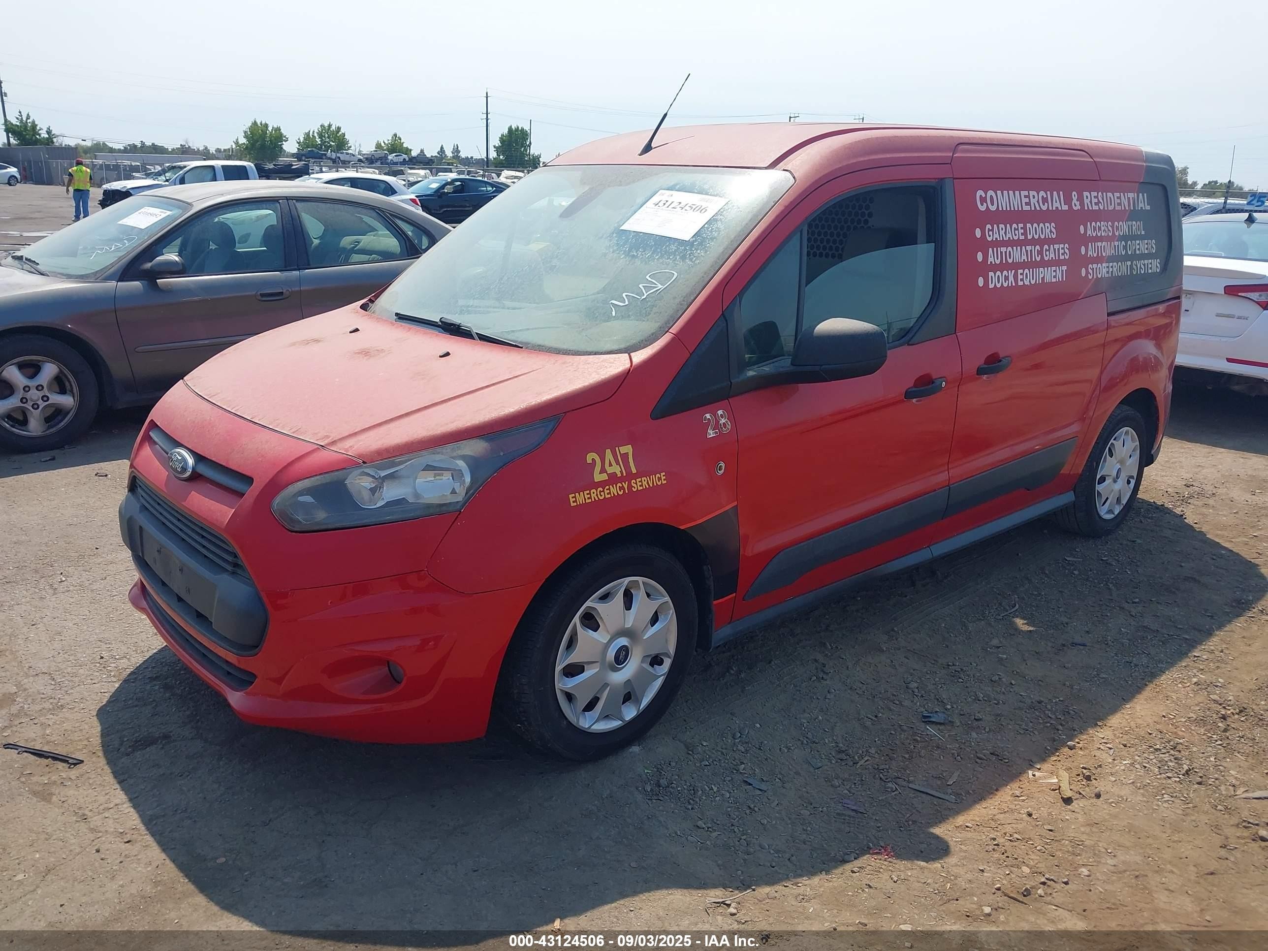 2015 Ford Transit Connect Xlt Красный vin: NM0LS7F72F1205291