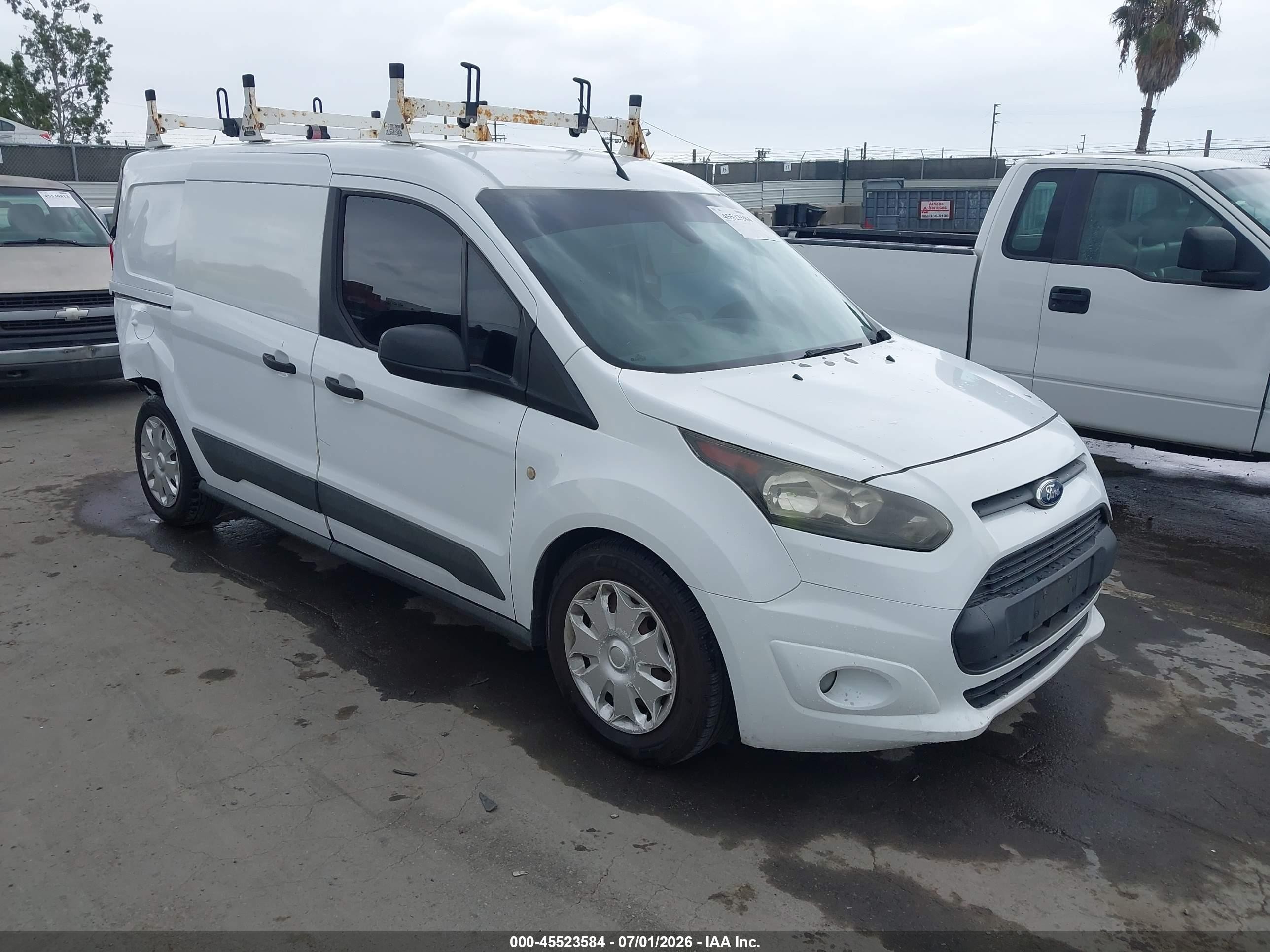 2015 Ford Transit Connect Xlt White vin: NM0LS7F72F1223564