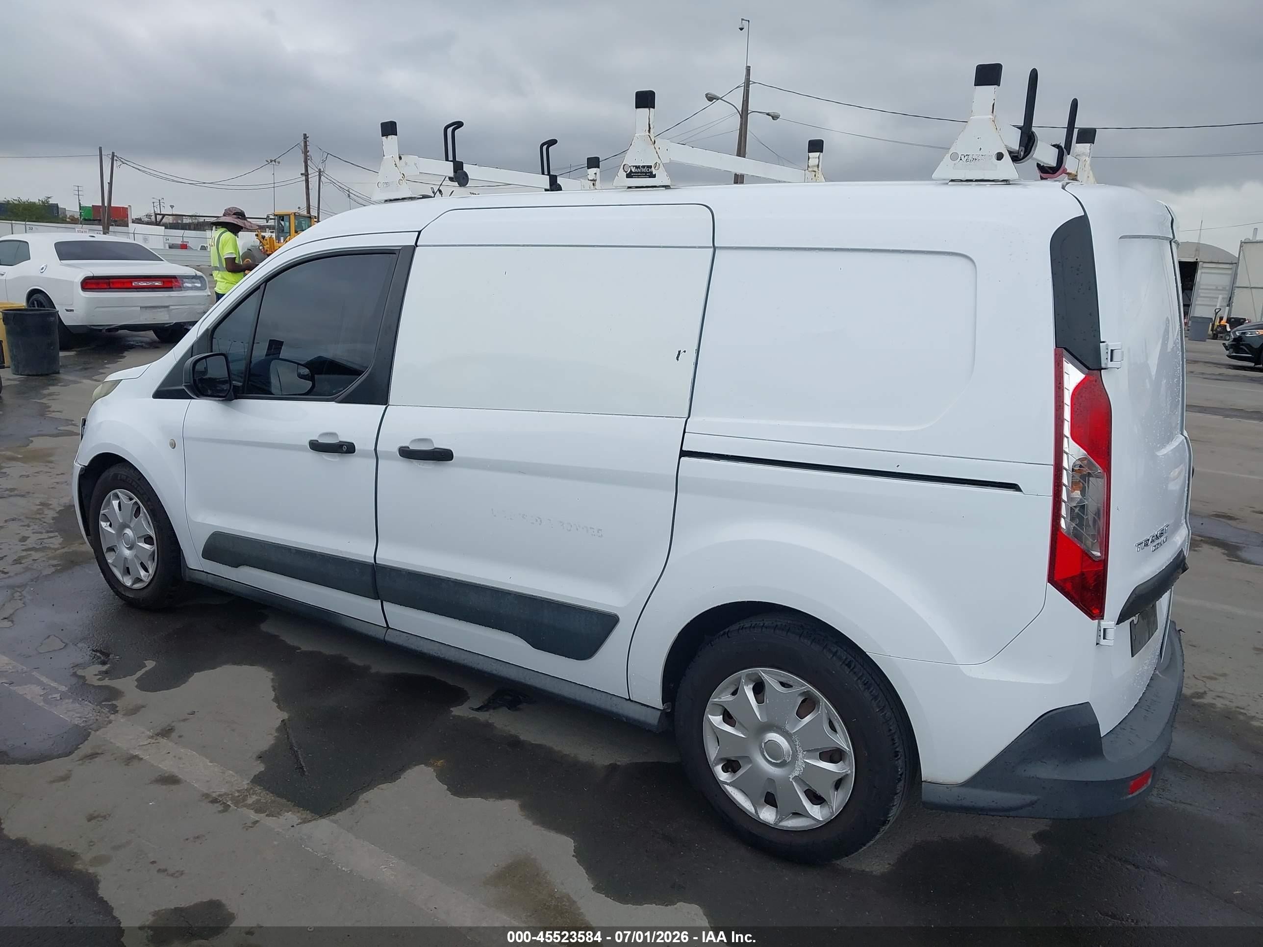 2015 Ford Transit Connect Xlt White vin: NM0LS7F72F1223564