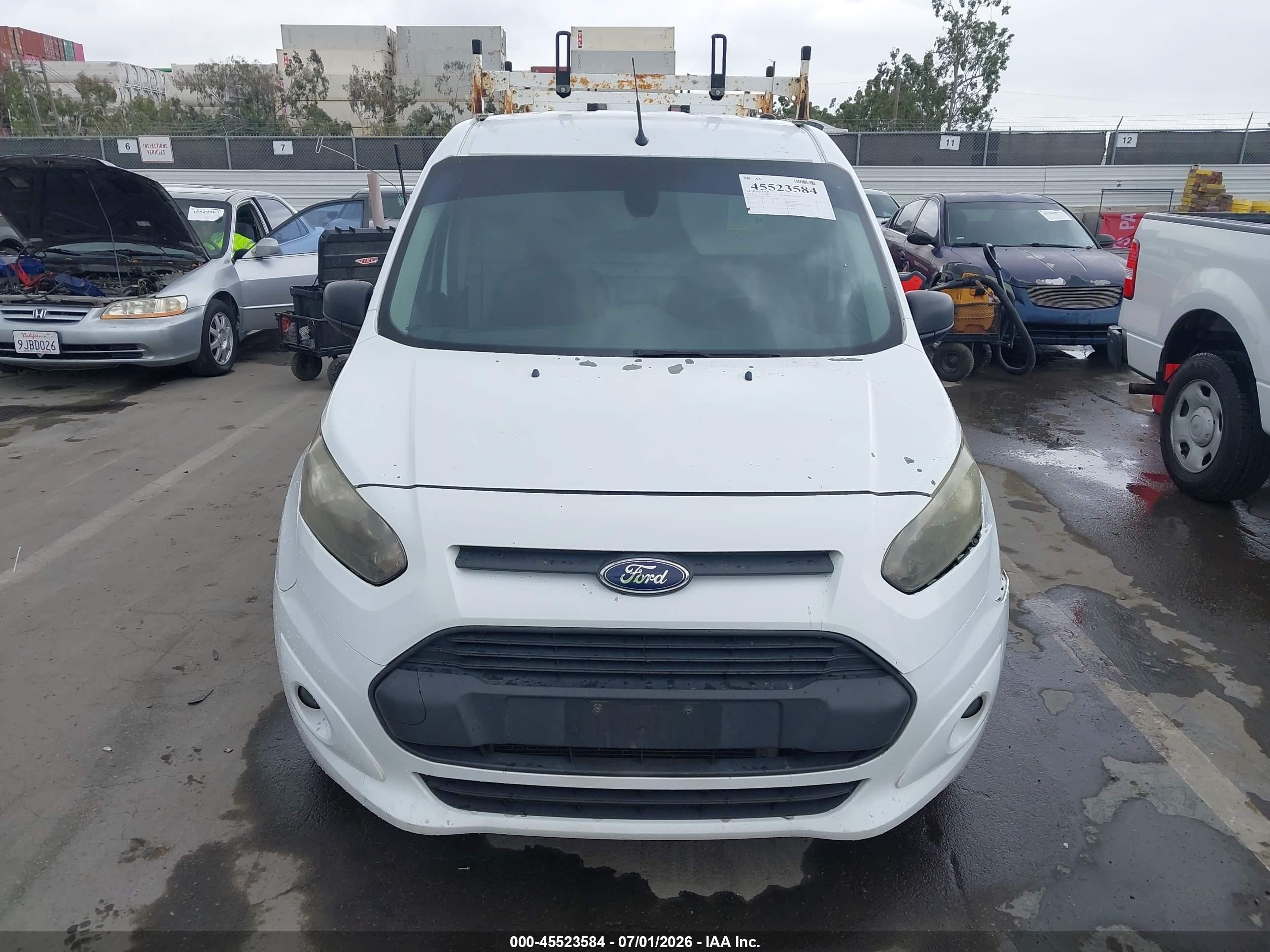 2015 Ford Transit Connect Xlt White vin: NM0LS7F72F1223564