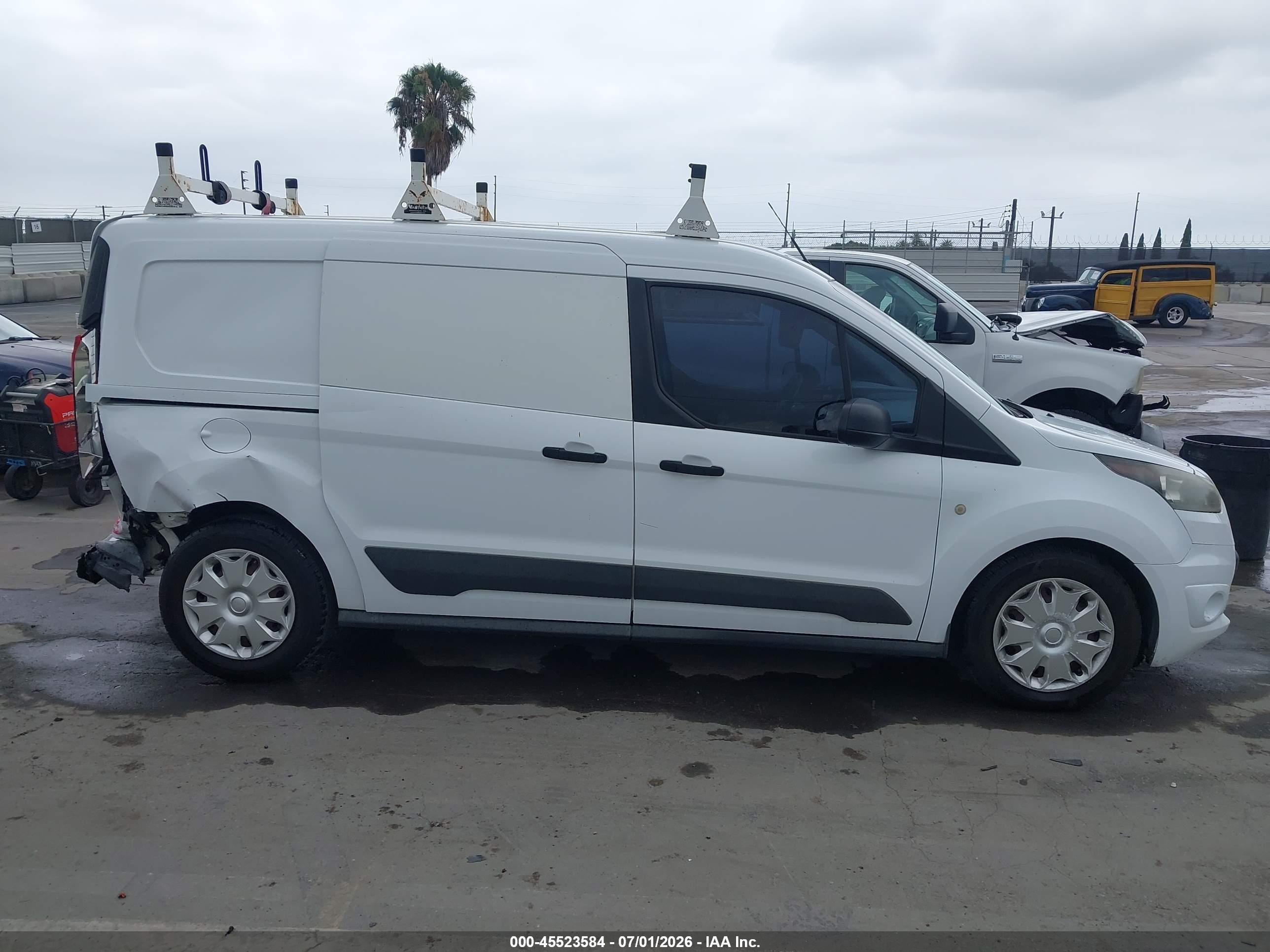 2015 Ford Transit Connect Xlt White vin: NM0LS7F72F1223564
