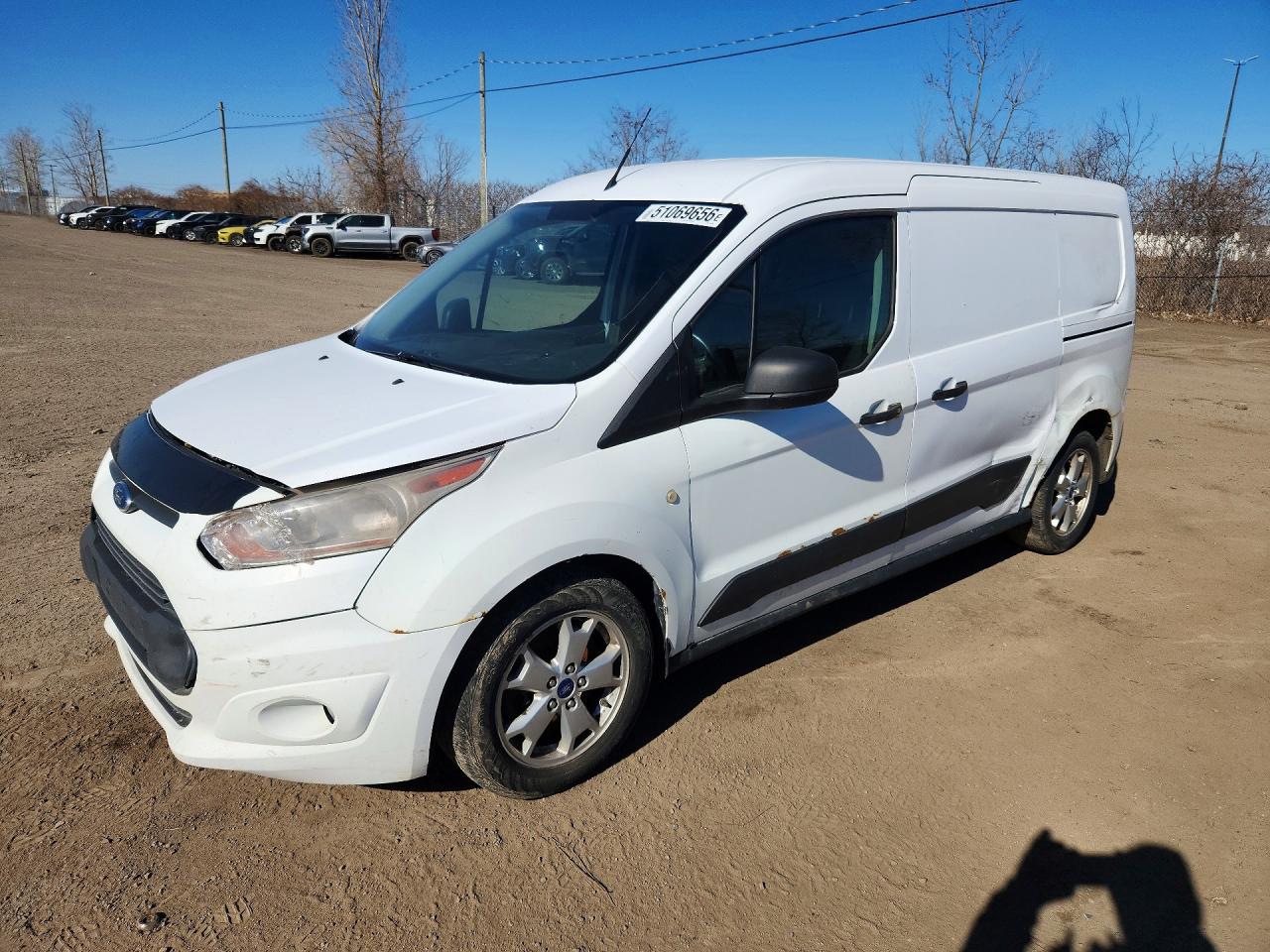 2014 Ford Transit Connect Xlt White vin: NM0LS7F73E1146296