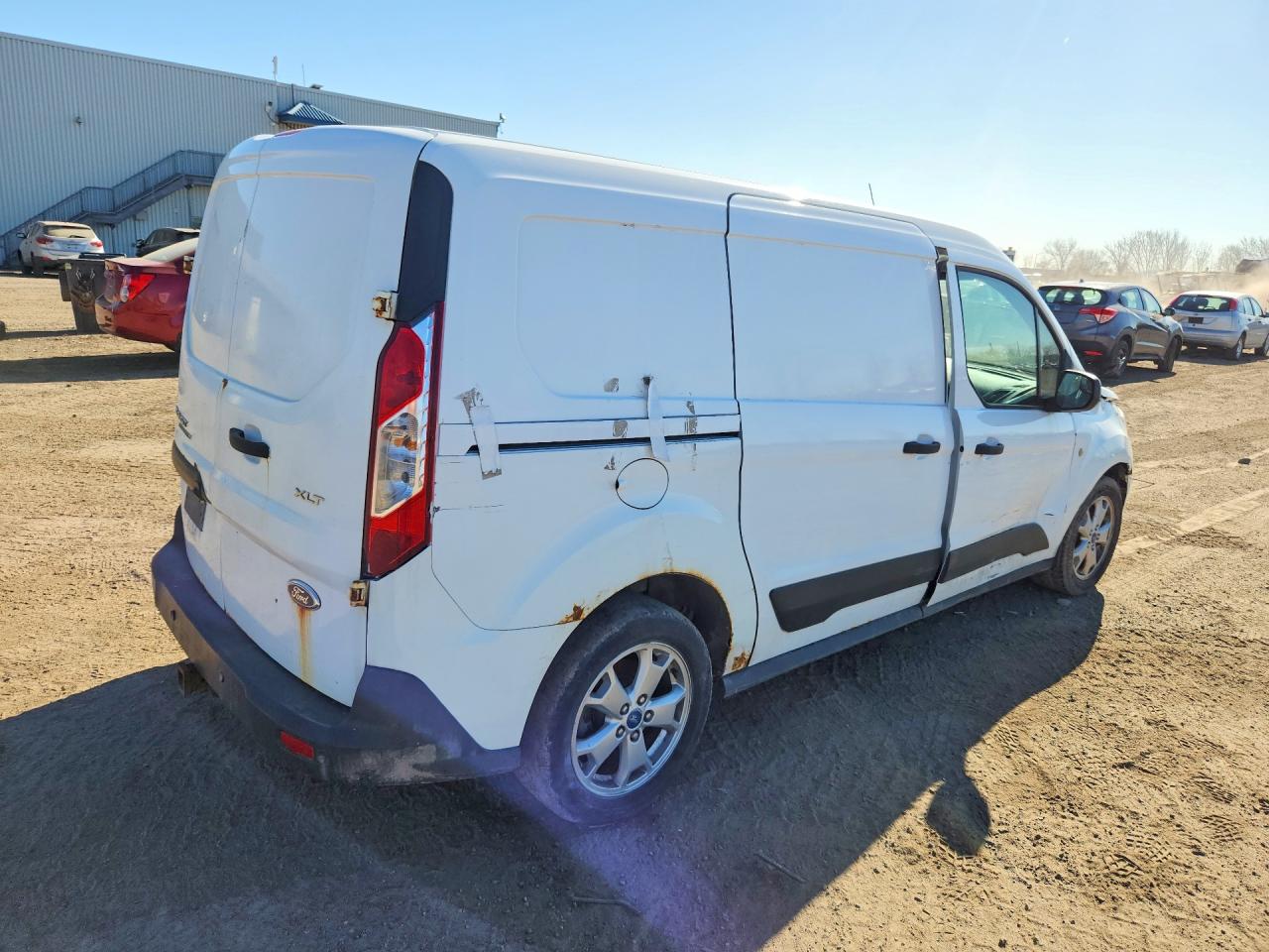 2014 Ford Transit Connect Xlt White vin: NM0LS7F73E1146296