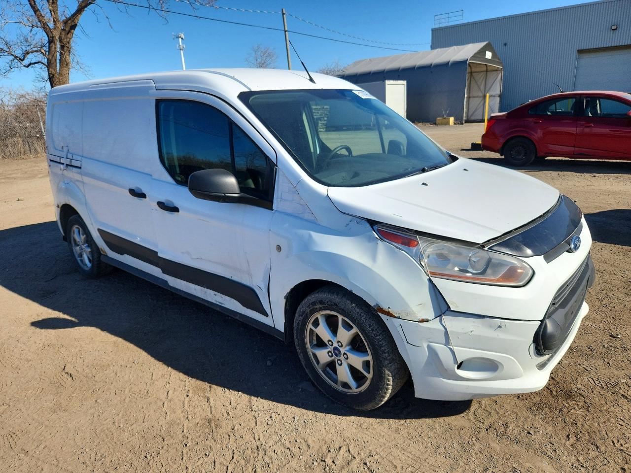 2014 Ford Transit Connect Xlt White vin: NM0LS7F73E1146296