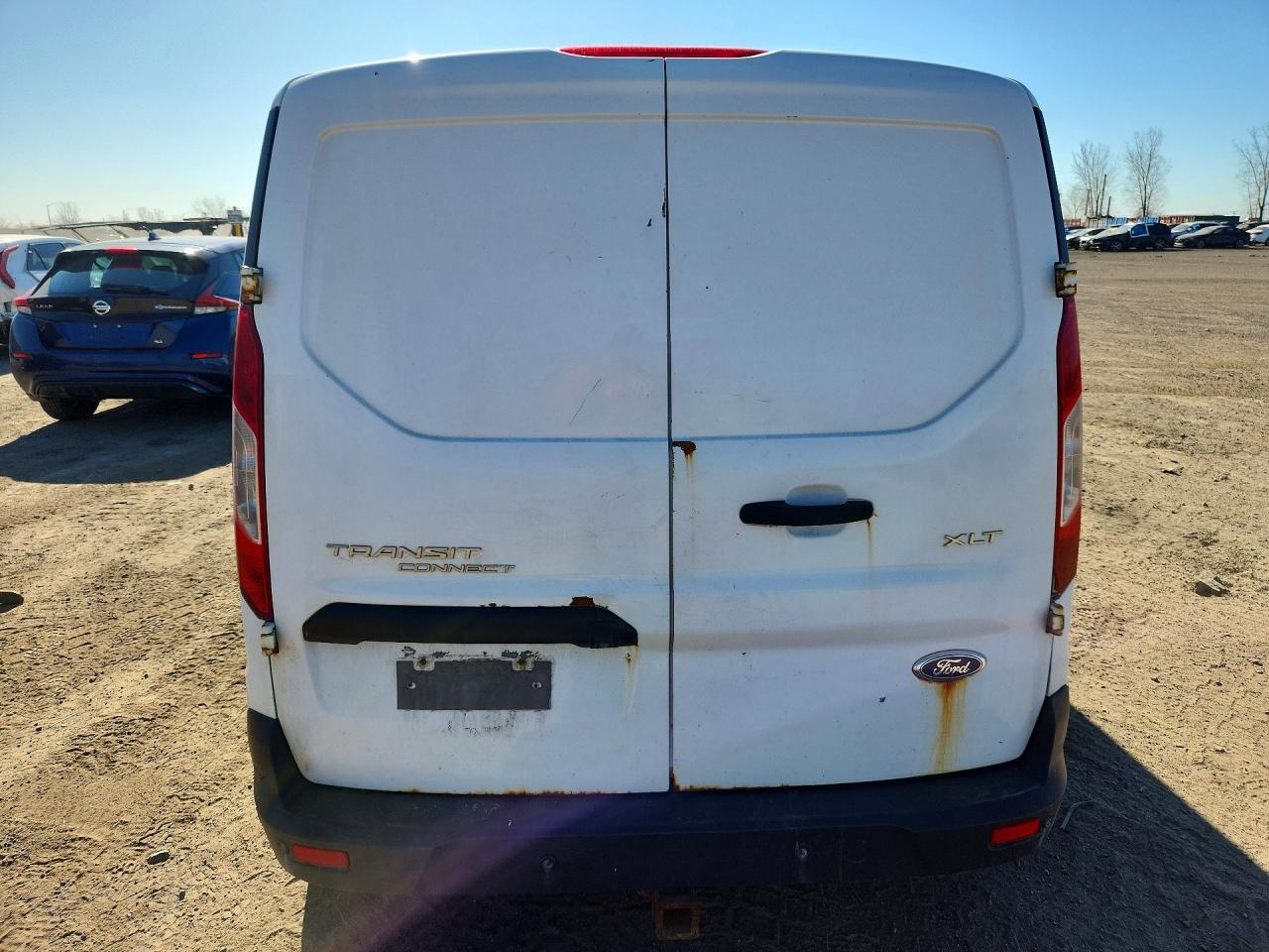 2014 Ford Transit Connect Xlt White vin: NM0LS7F73E1146296
