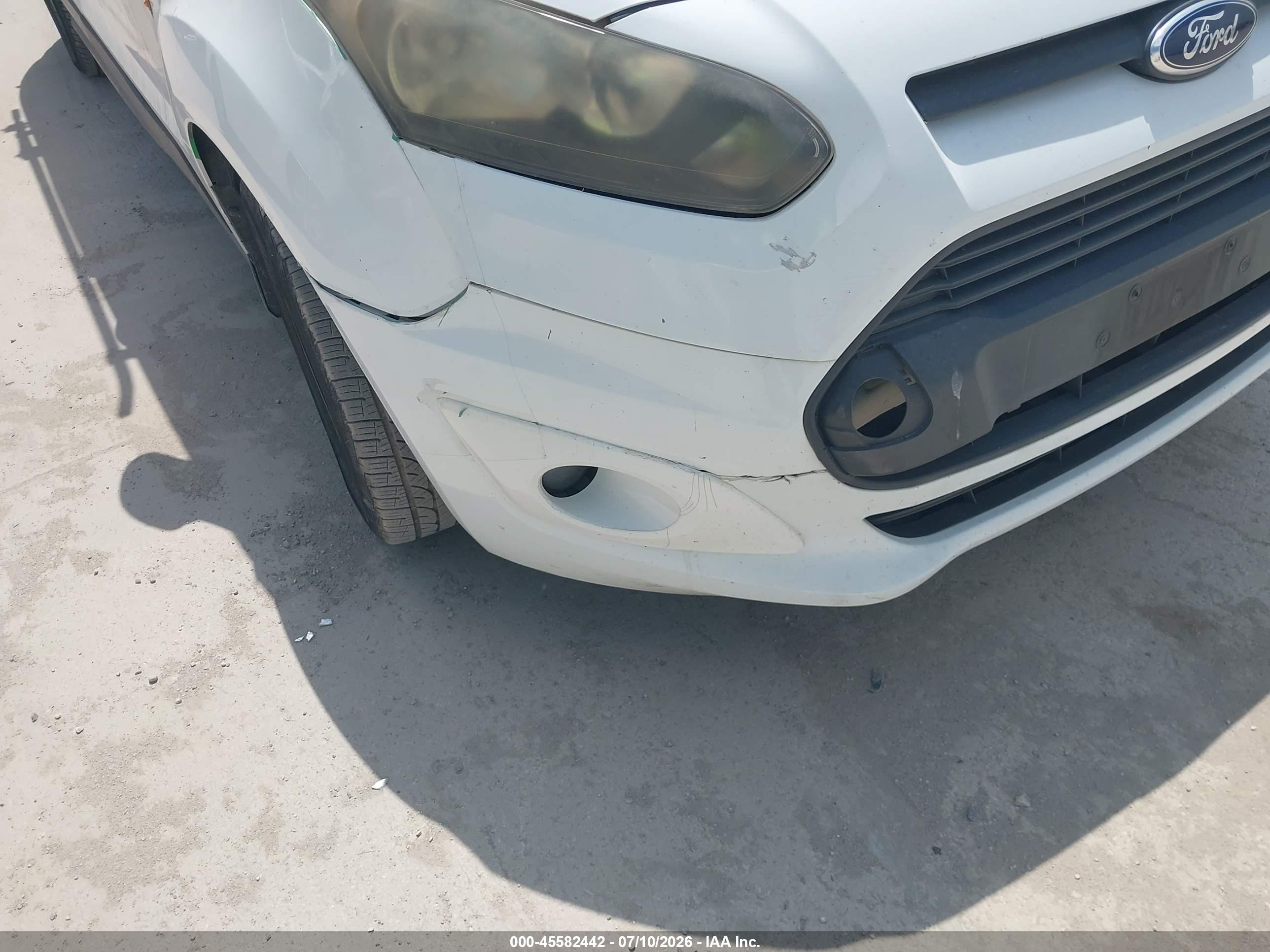 2014 Ford Transit Connect Xlt White vin: NM0LS7F73E1162580