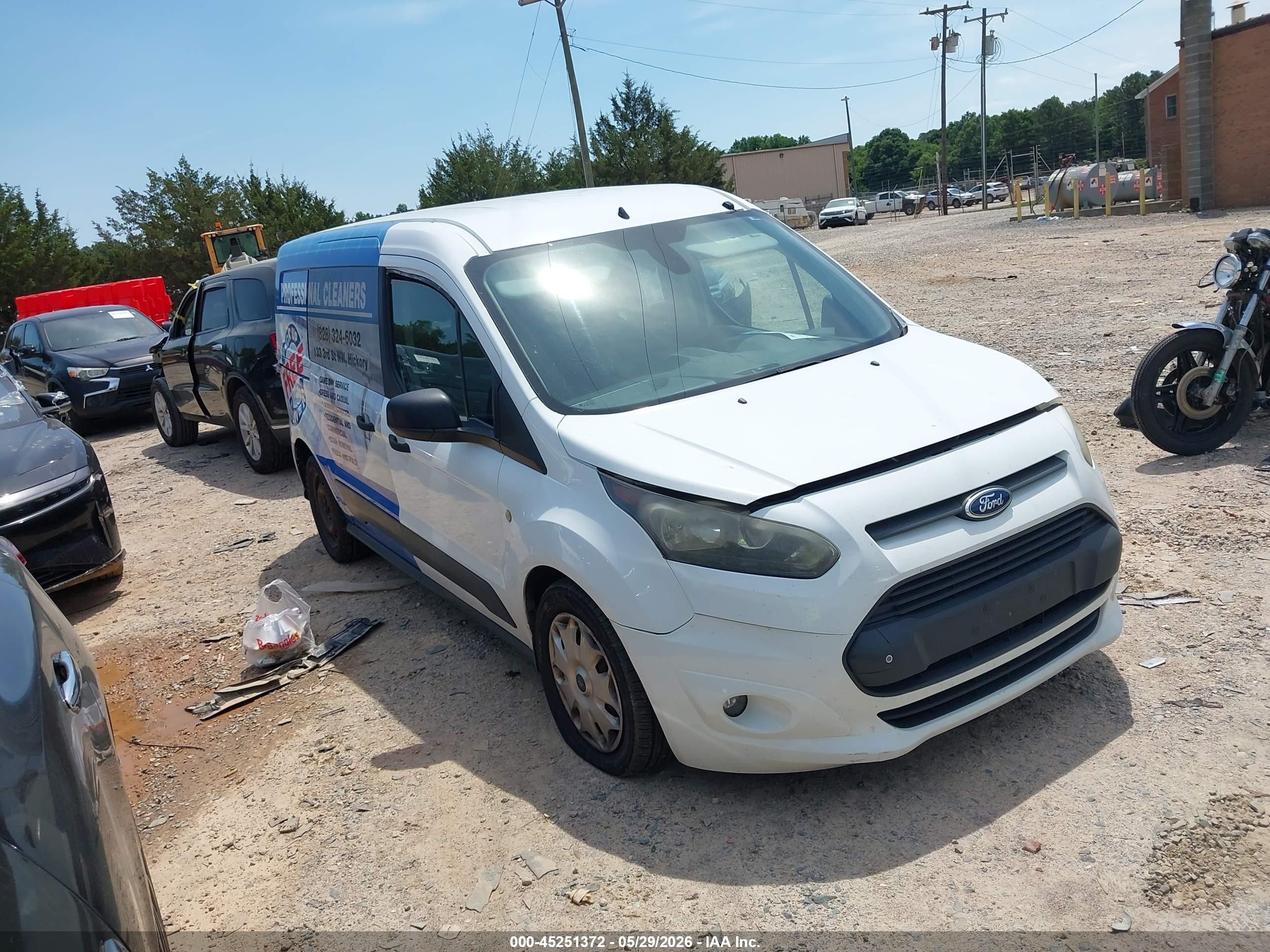 2015 Ford Transit Connect Xlt White vin: NM0LS7F73F1185648