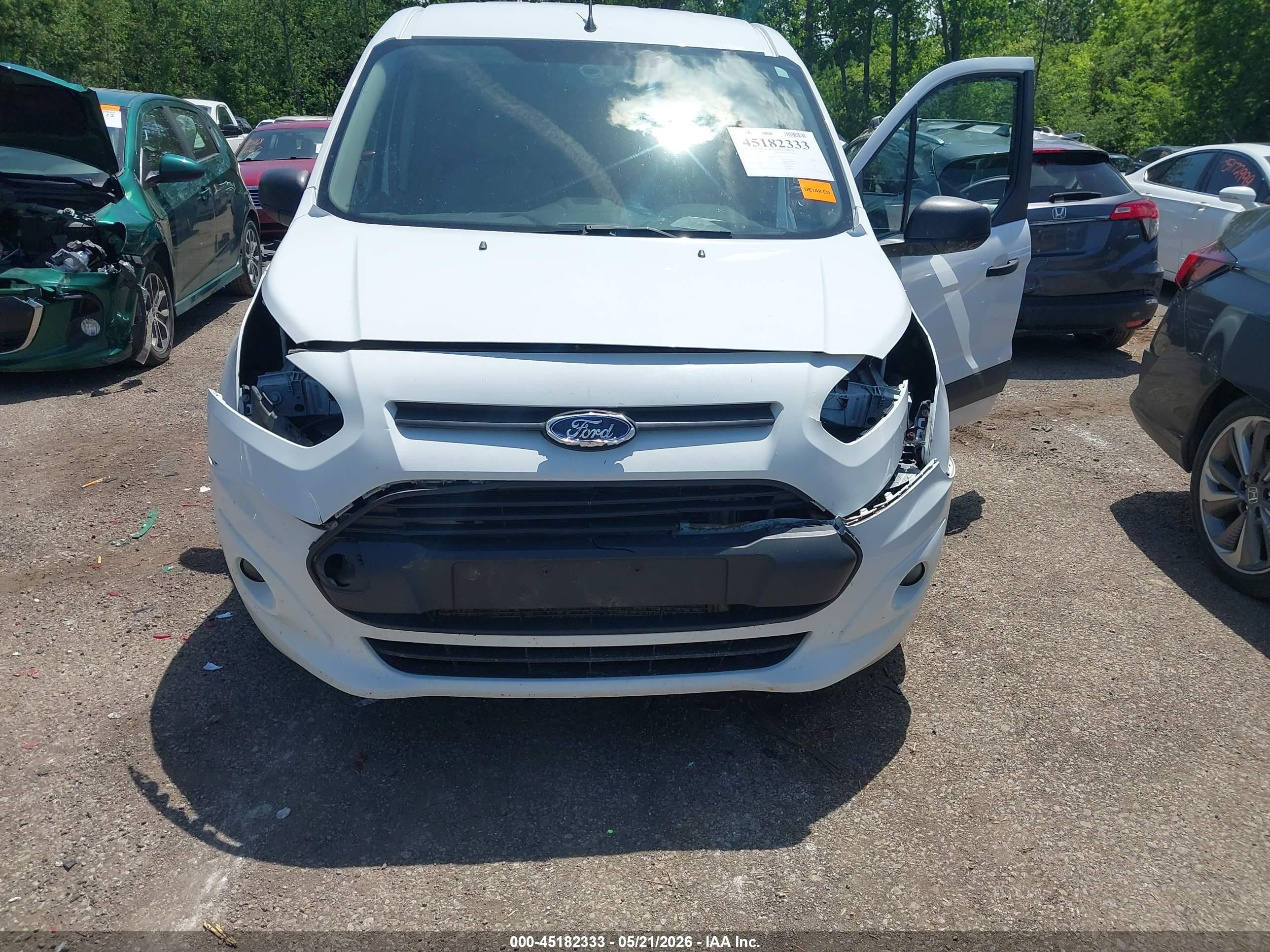 2015 Ford Transit Connect Xlt White vin: NM0LS7F73F1217157