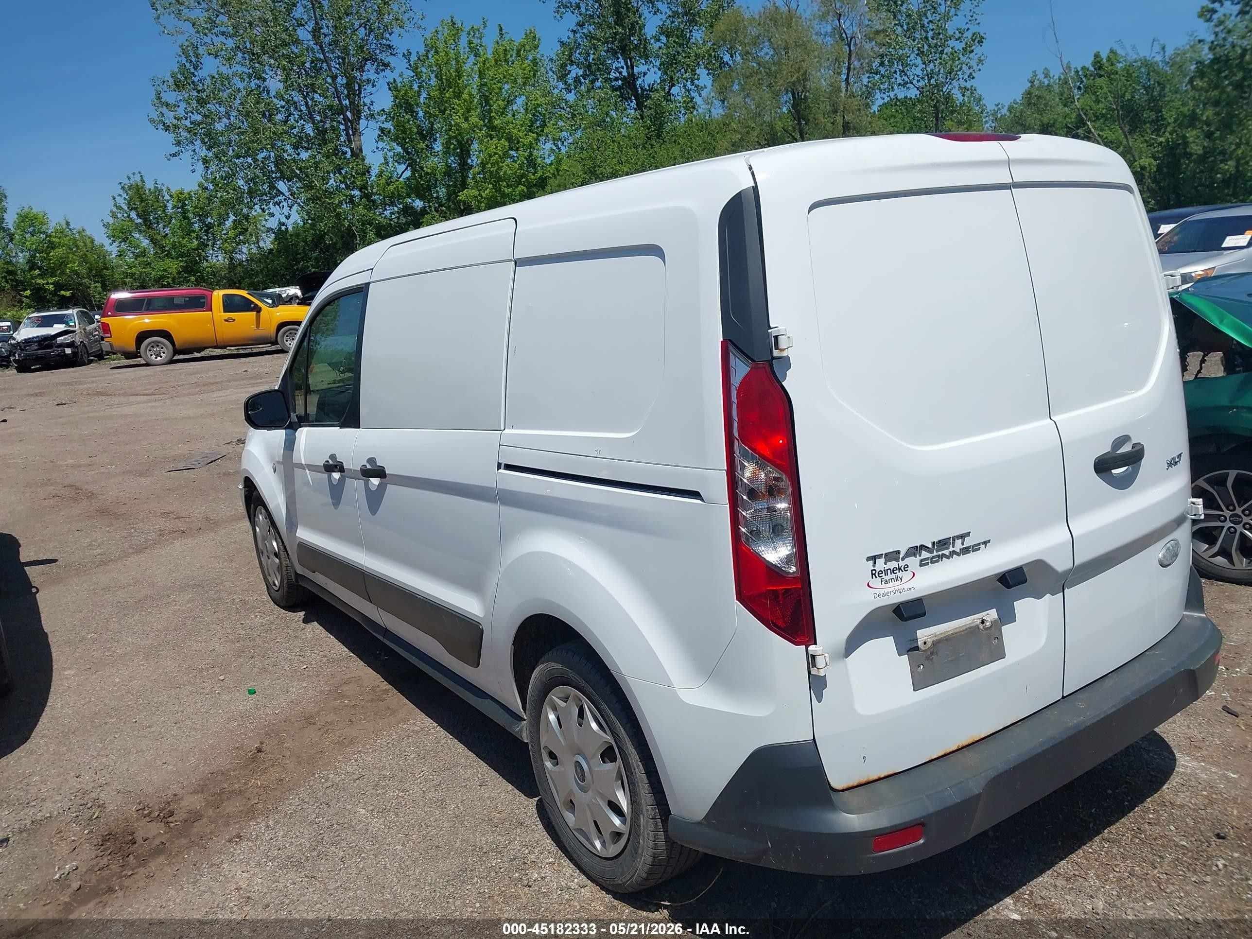 2015 Ford Transit Connect Xlt White vin: NM0LS7F73F1217157