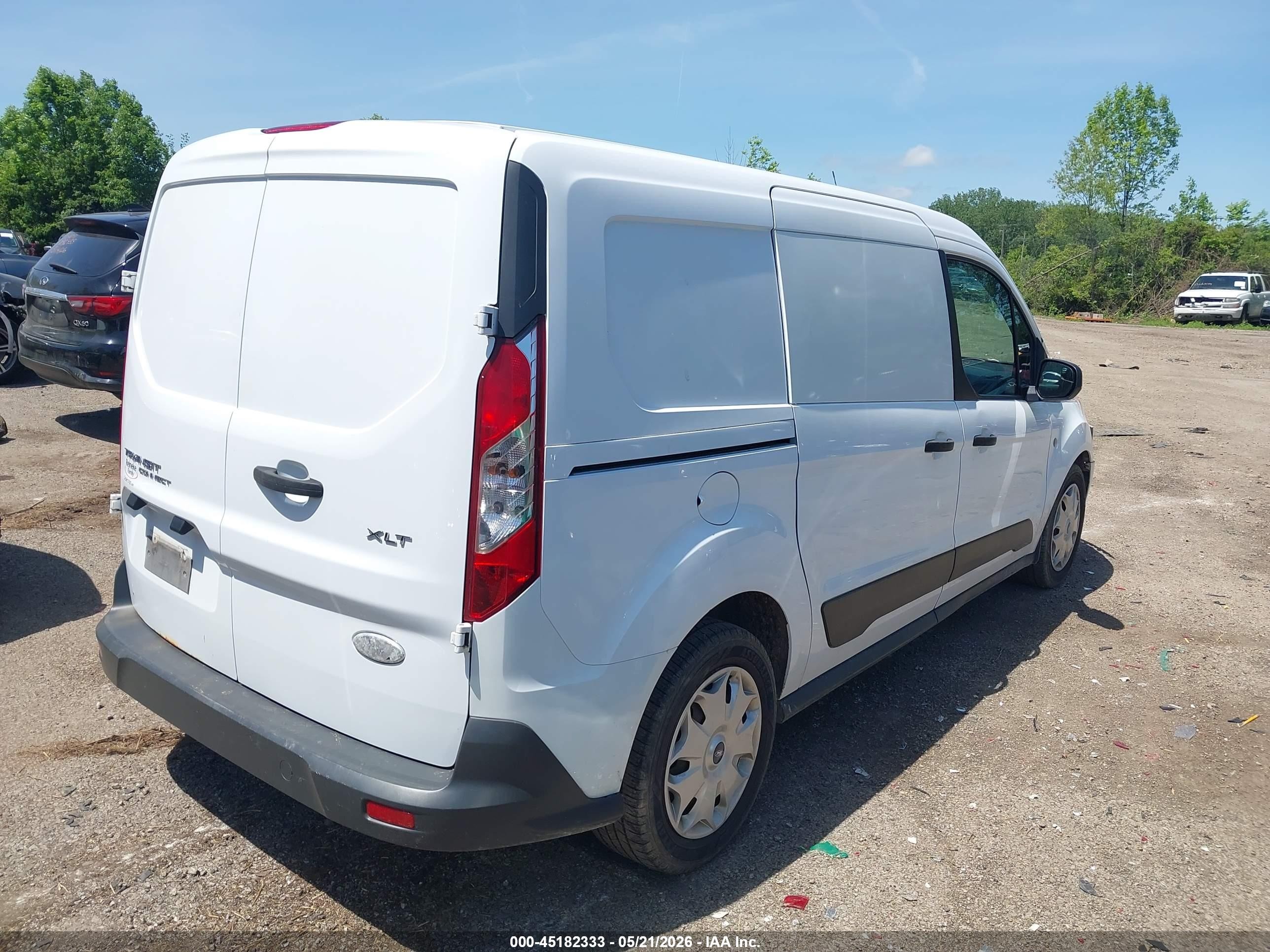 2015 Ford Transit Connect Xlt White vin: NM0LS7F73F1217157