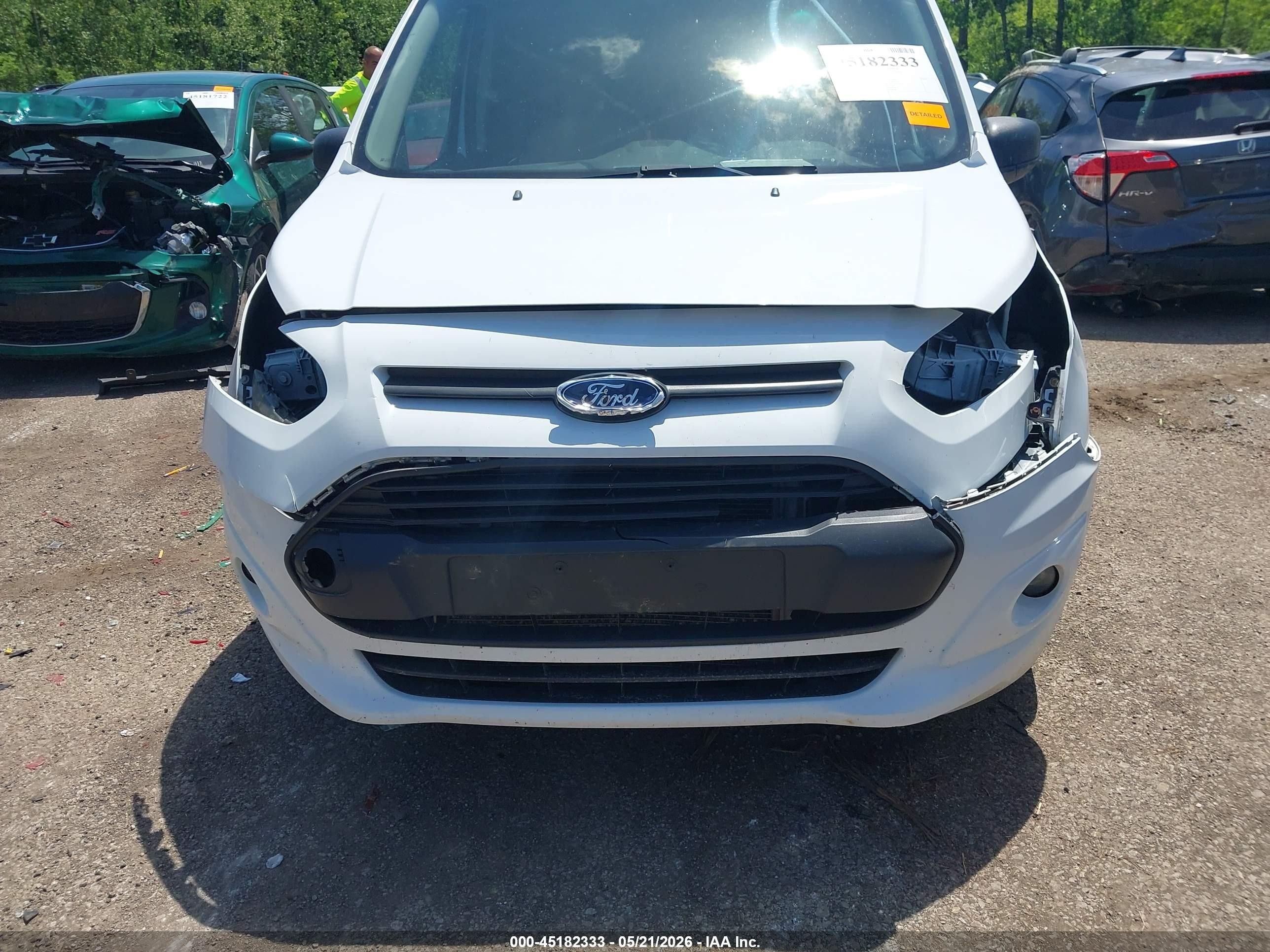 2015 Ford Transit Connect Xlt White vin: NM0LS7F73F1217157