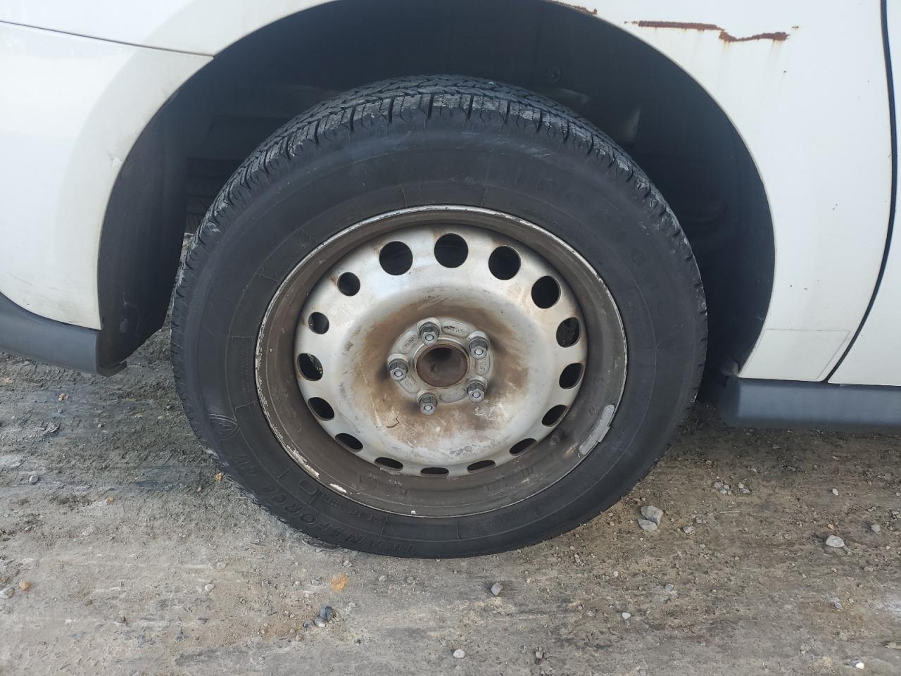 2014 Ford Transit Connect Xlt White vin: NM0LS7F74E1150065 Damage: Right Qtr Panel, Heavy Scratch, 5 To 6 Inches