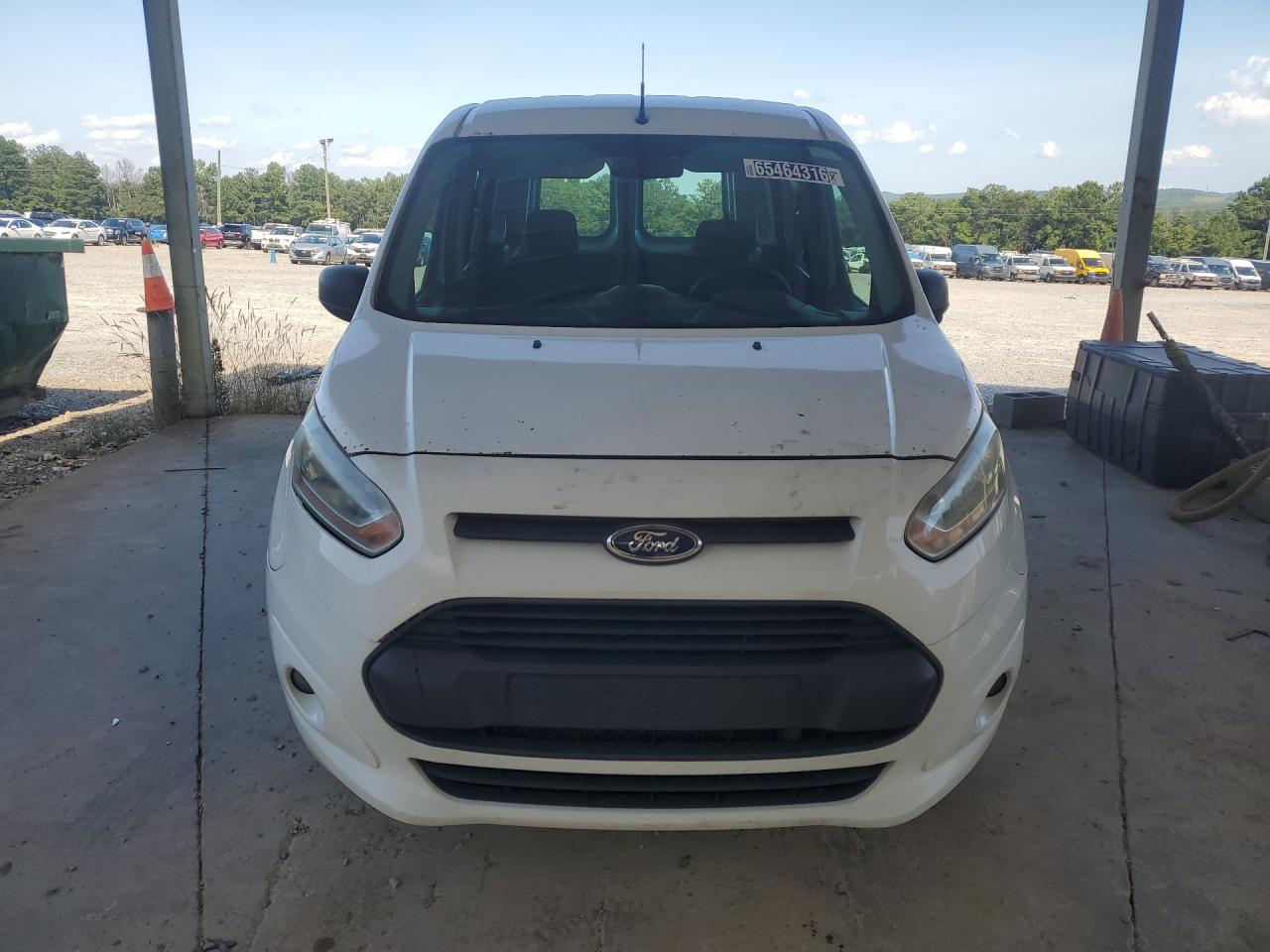 2014 Ford Transit Connect Xlt White vin: NM0LS7F74E1150065 Damage: Hood, Chipped, 10 Or More