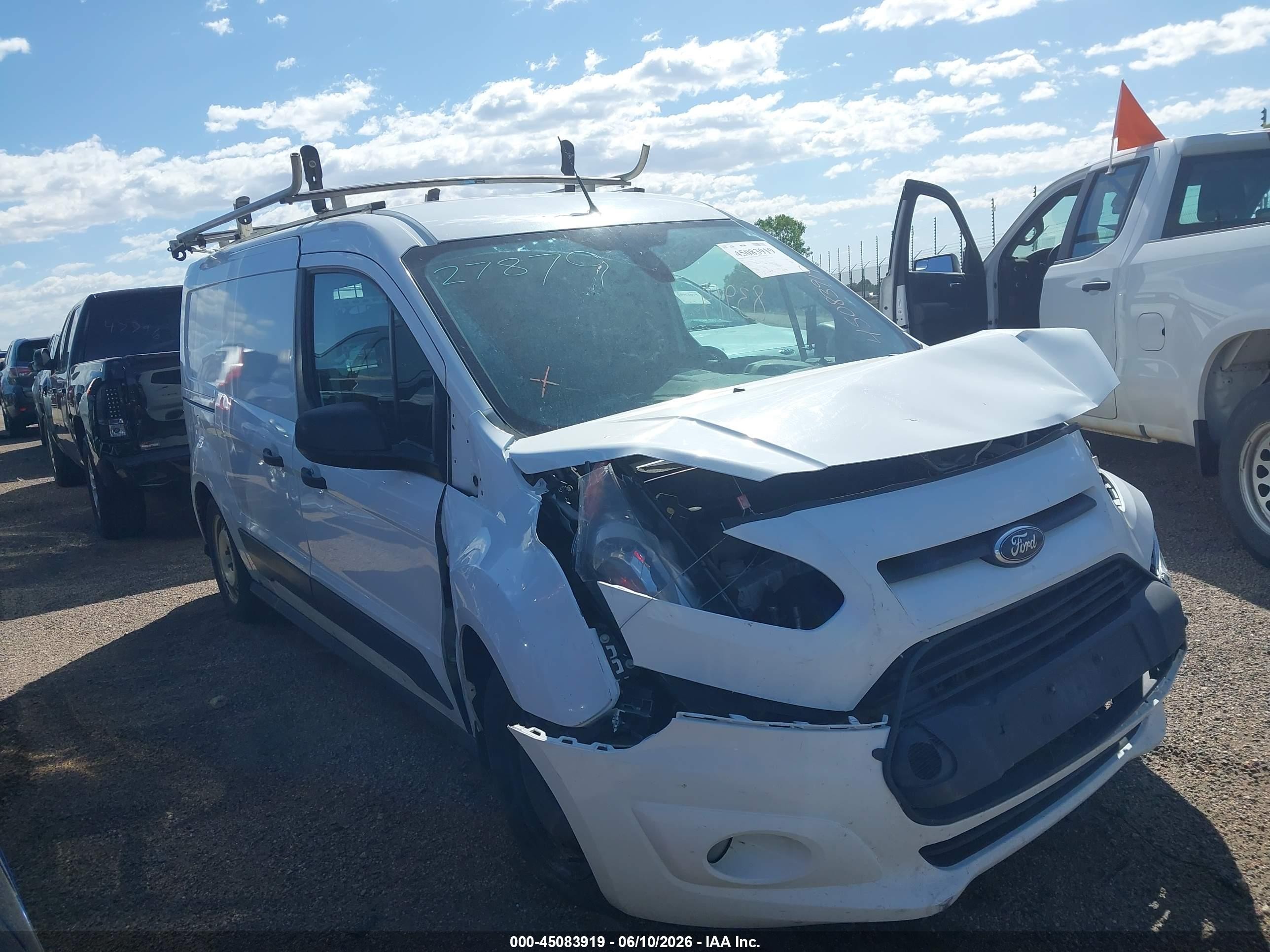 2015 Ford Transit Connect Xlt White vin: NM0LS7F74F1178224