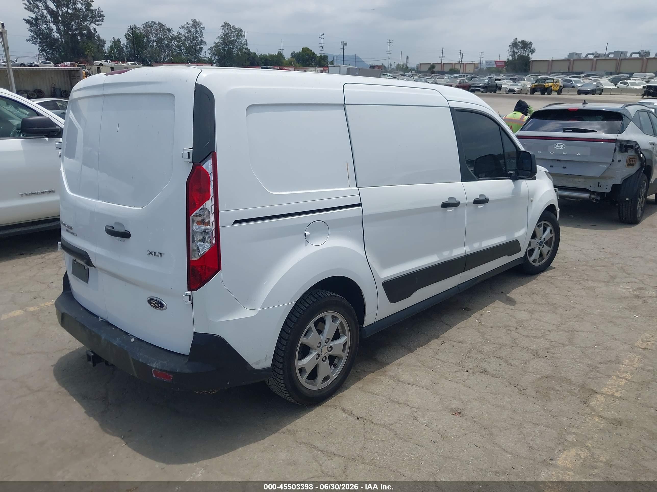 2015 Ford Transit Connect Xlt White vin: NM0LS7F74F1218902
