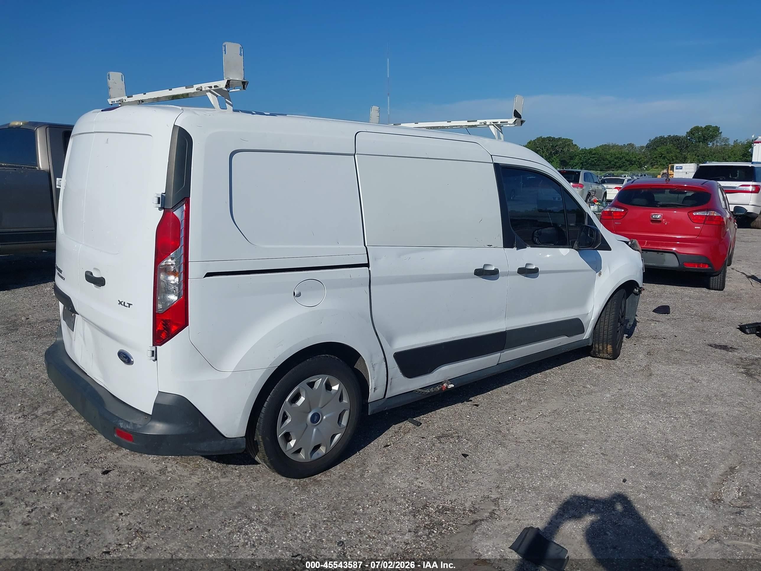 2015 Ford Transit Connect Xlt White vin: NM0LS7F75F1207701