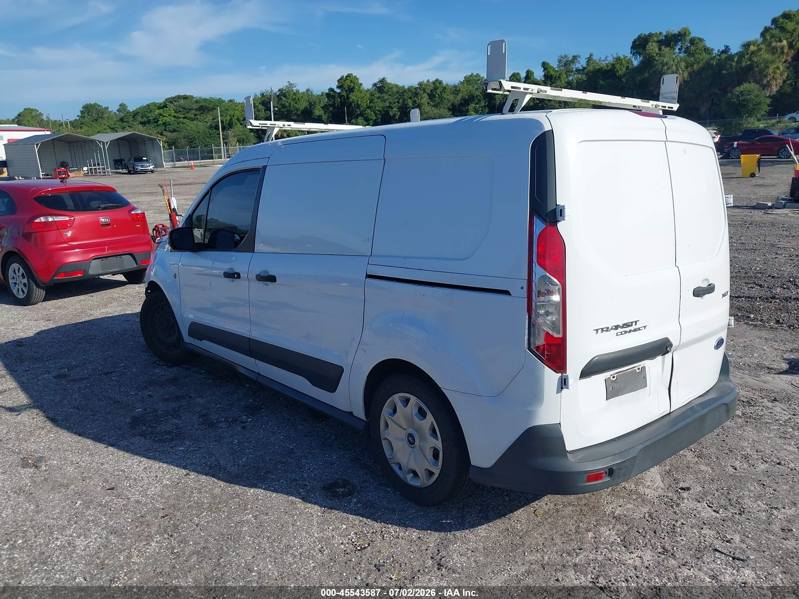 2015 Ford Transit Connect Xlt White vin: NM0LS7F75F1207701