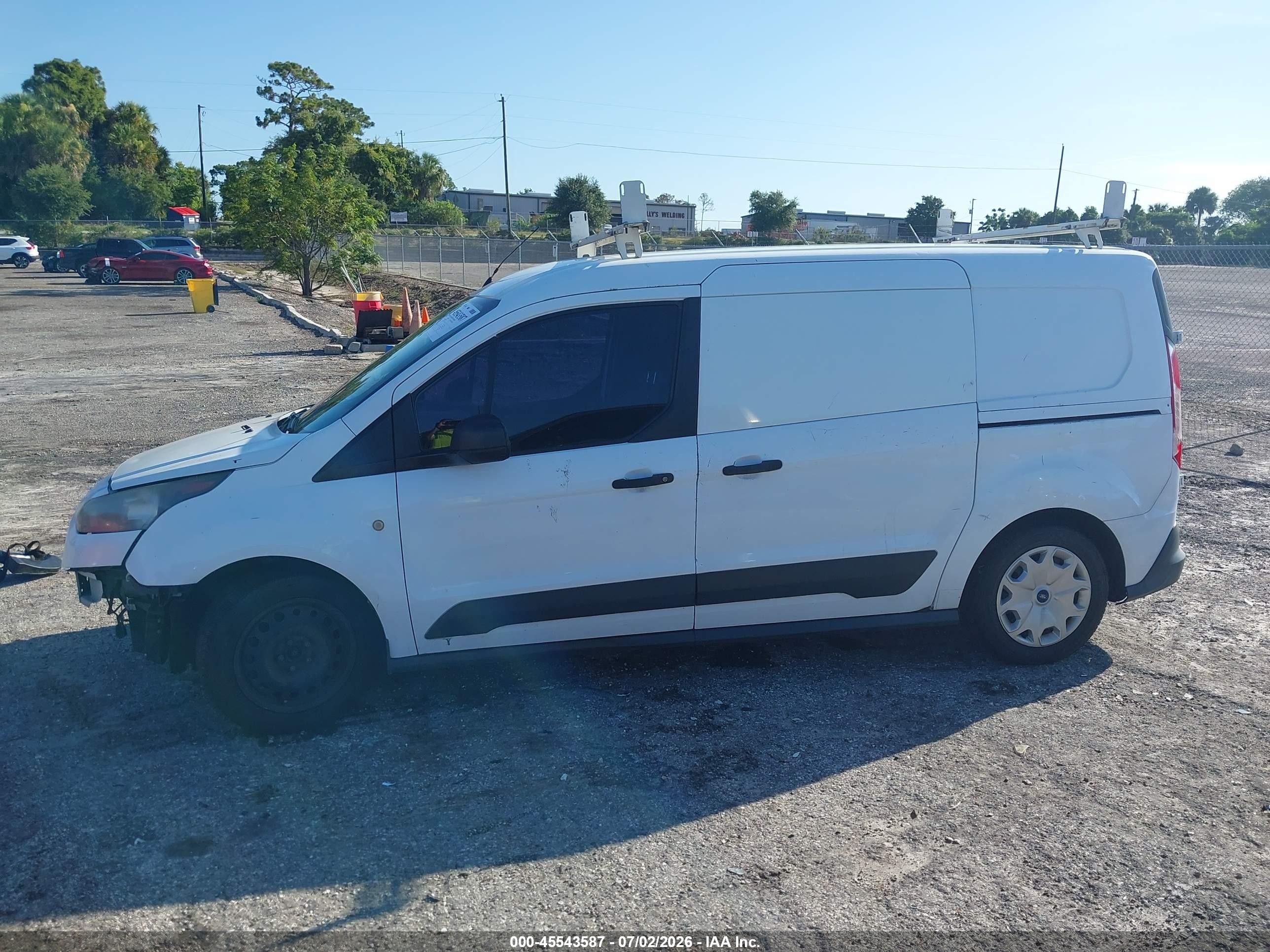 2015 Ford Transit Connect Xlt White vin: NM0LS7F75F1207701