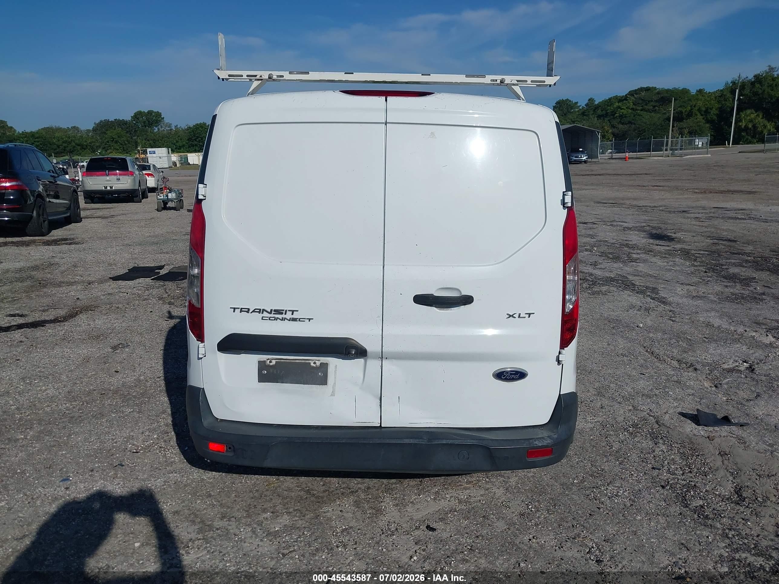 2015 Ford Transit Connect Xlt White vin: NM0LS7F75F1207701