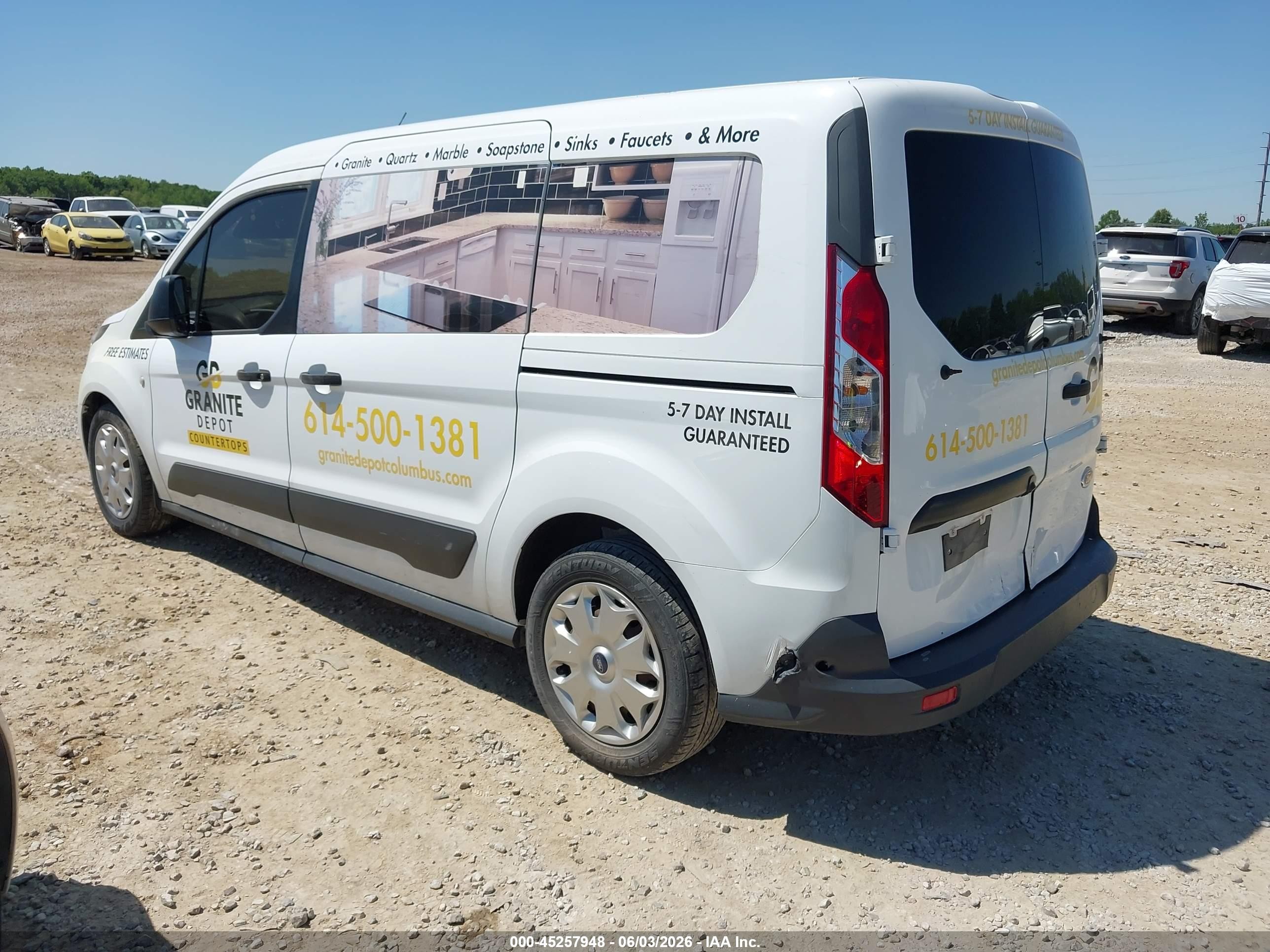 2015 Ford Transit Connect Xlt White vin: NM0LS7F75F1222327
