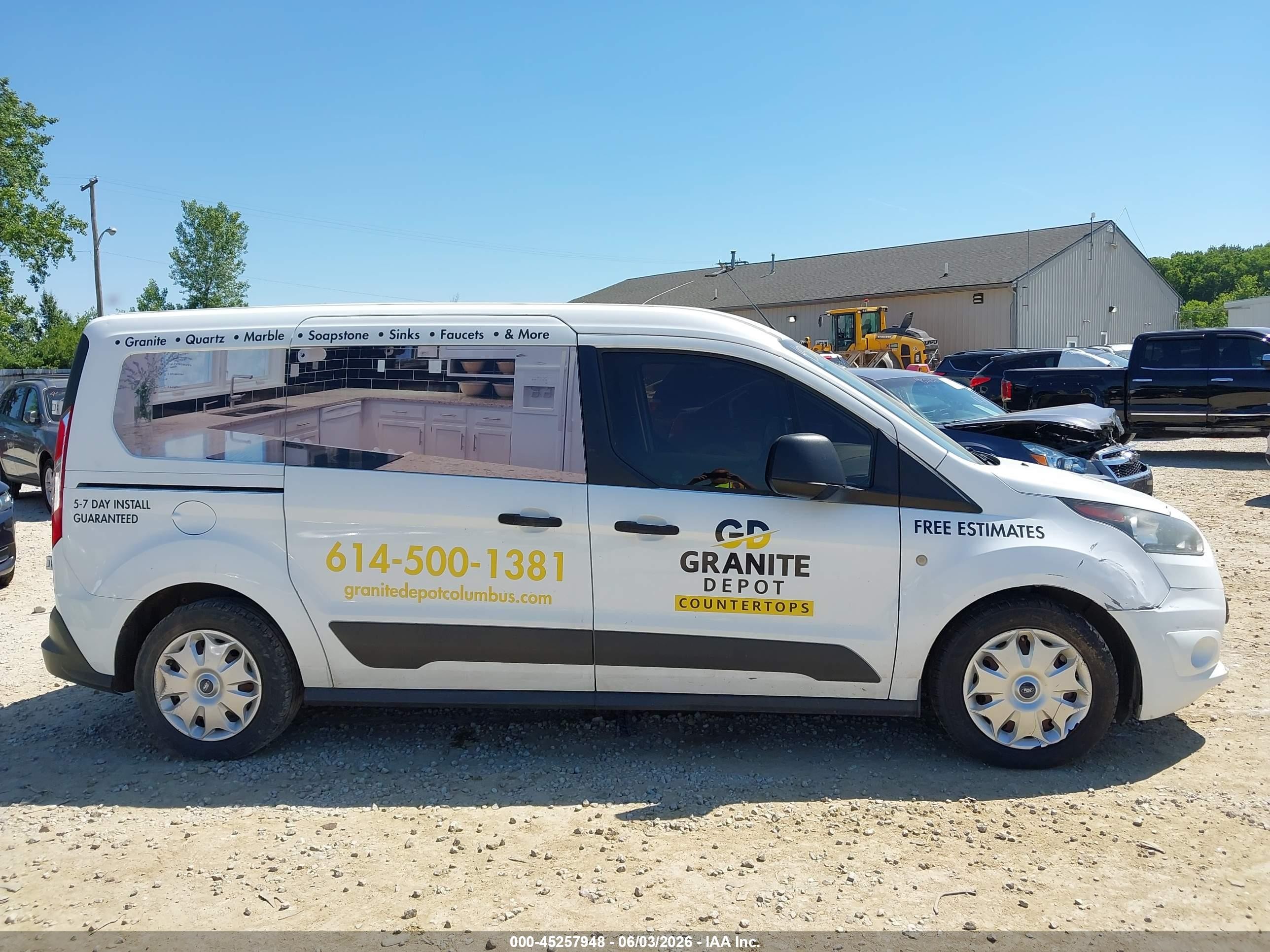 2015 Ford Transit Connect Xlt White vin: NM0LS7F75F1222327