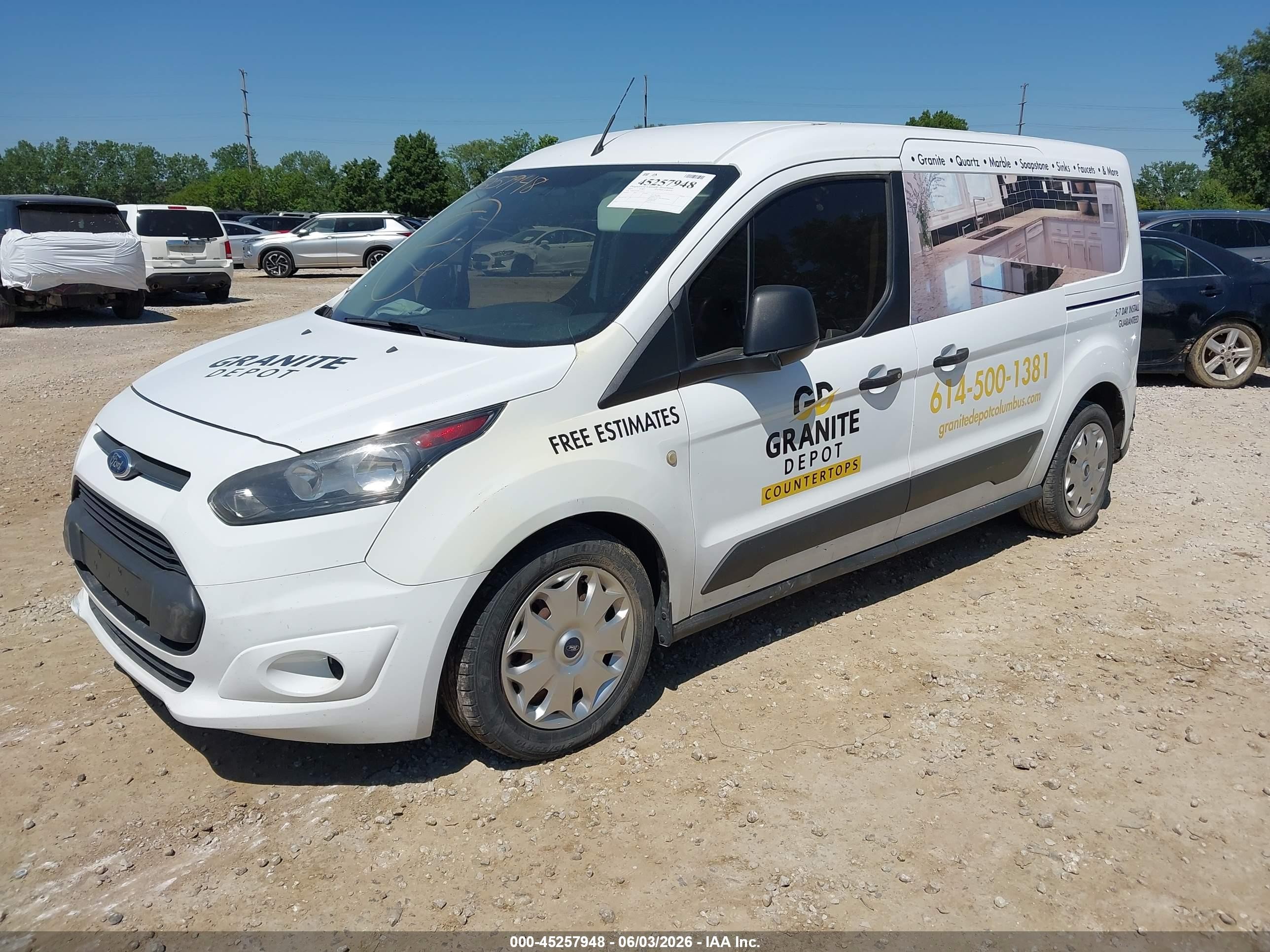 2015 Ford Transit Connect Xlt White vin: NM0LS7F75F1222327