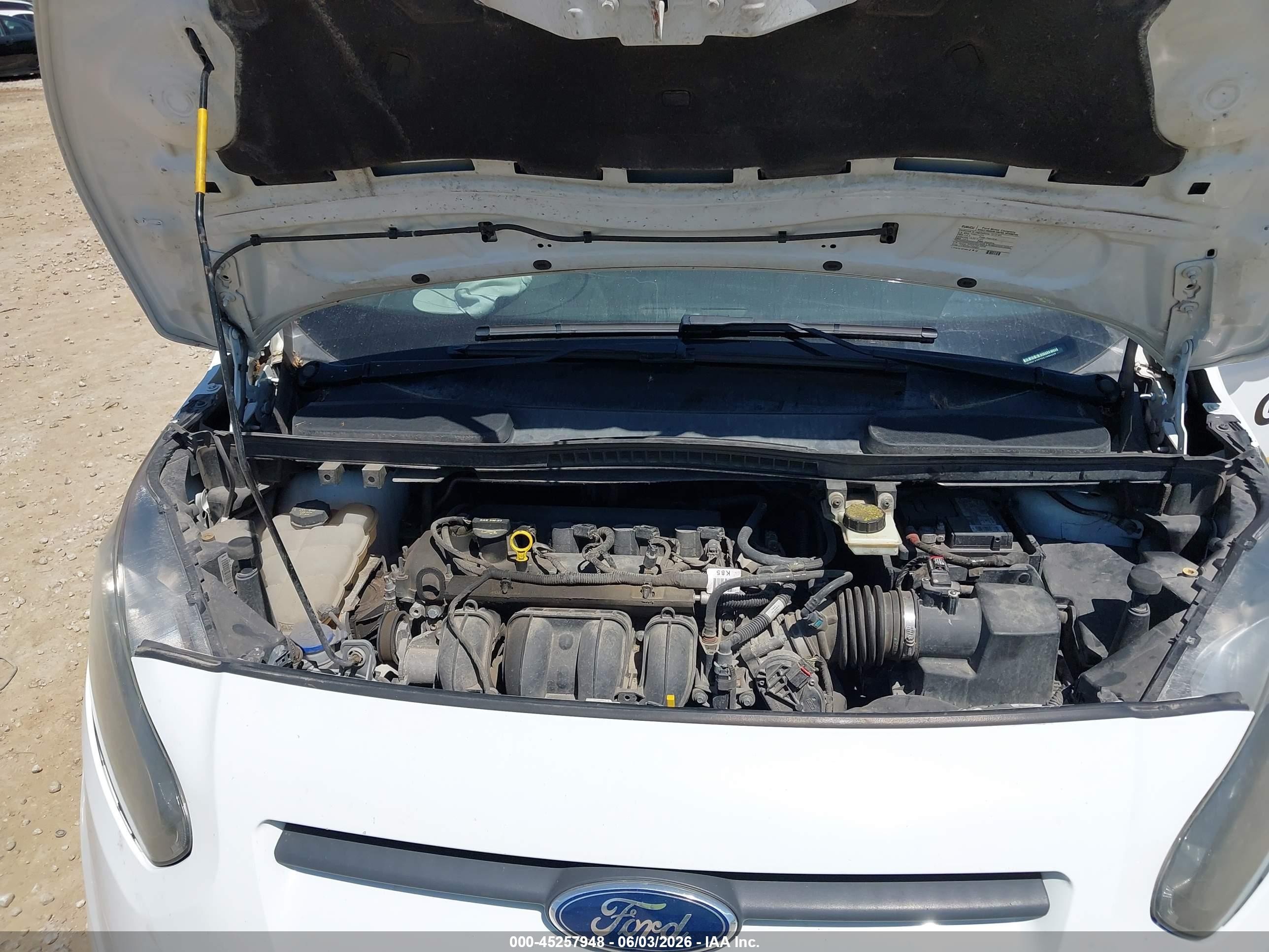 2015 Ford Transit Connect Xlt White vin: NM0LS7F75F1222327